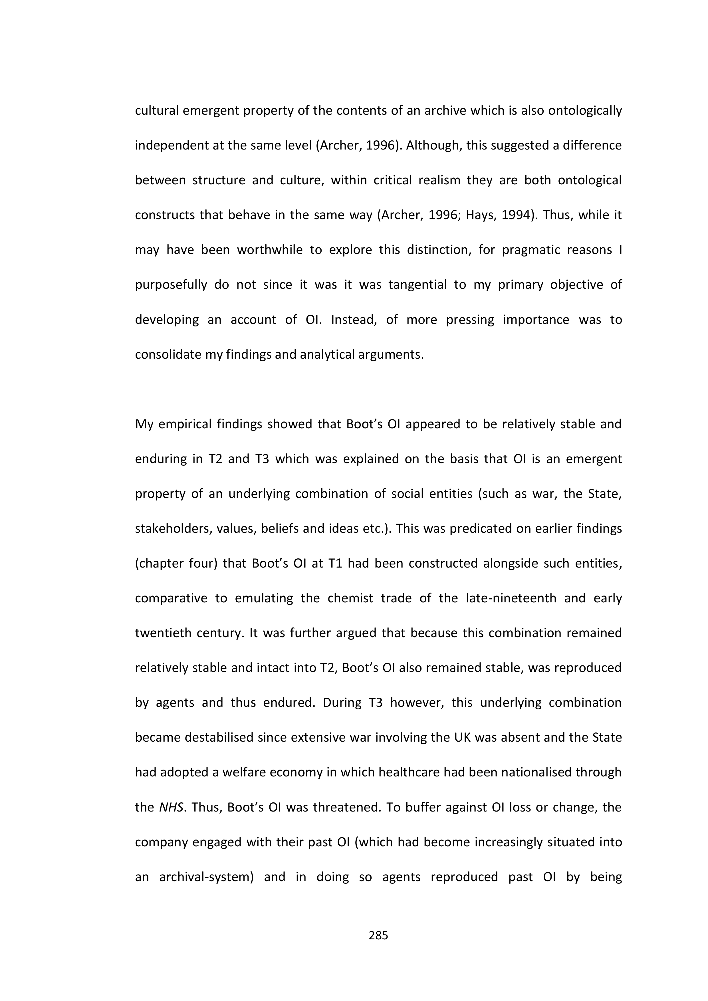 Walgreens Case Study — page 286