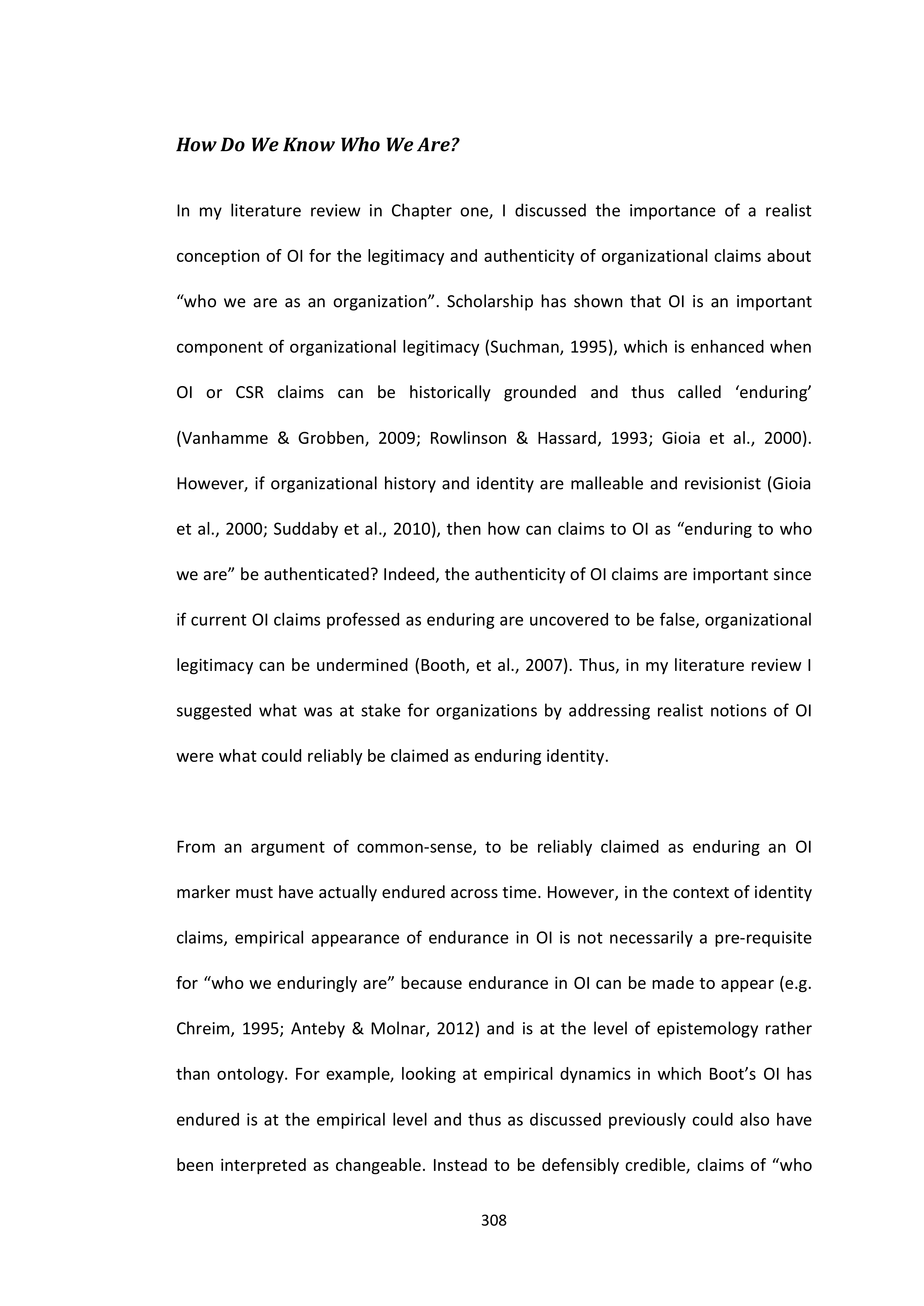 Walgreens Case Study — page 309