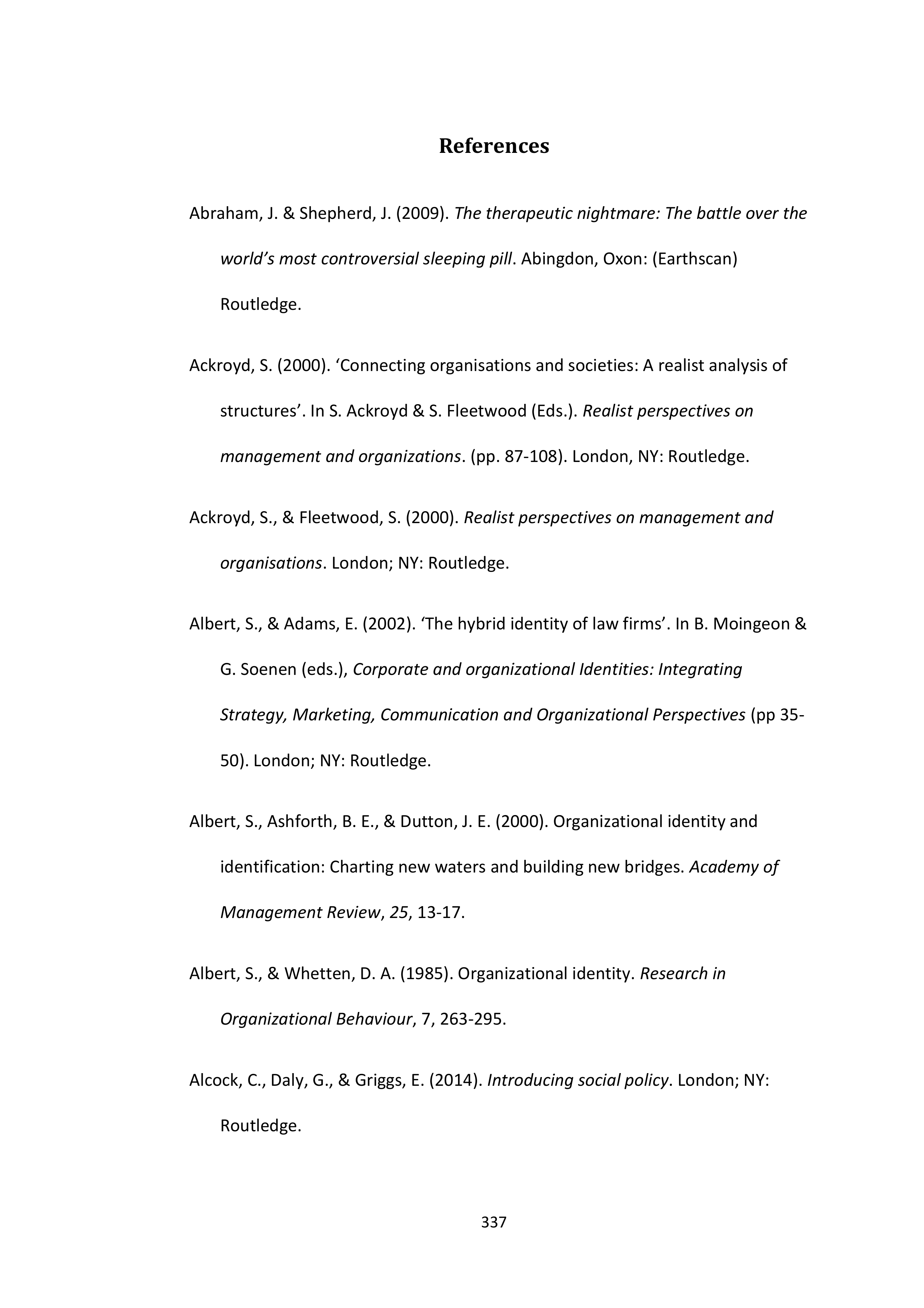 Walgreens Case Study — page 338