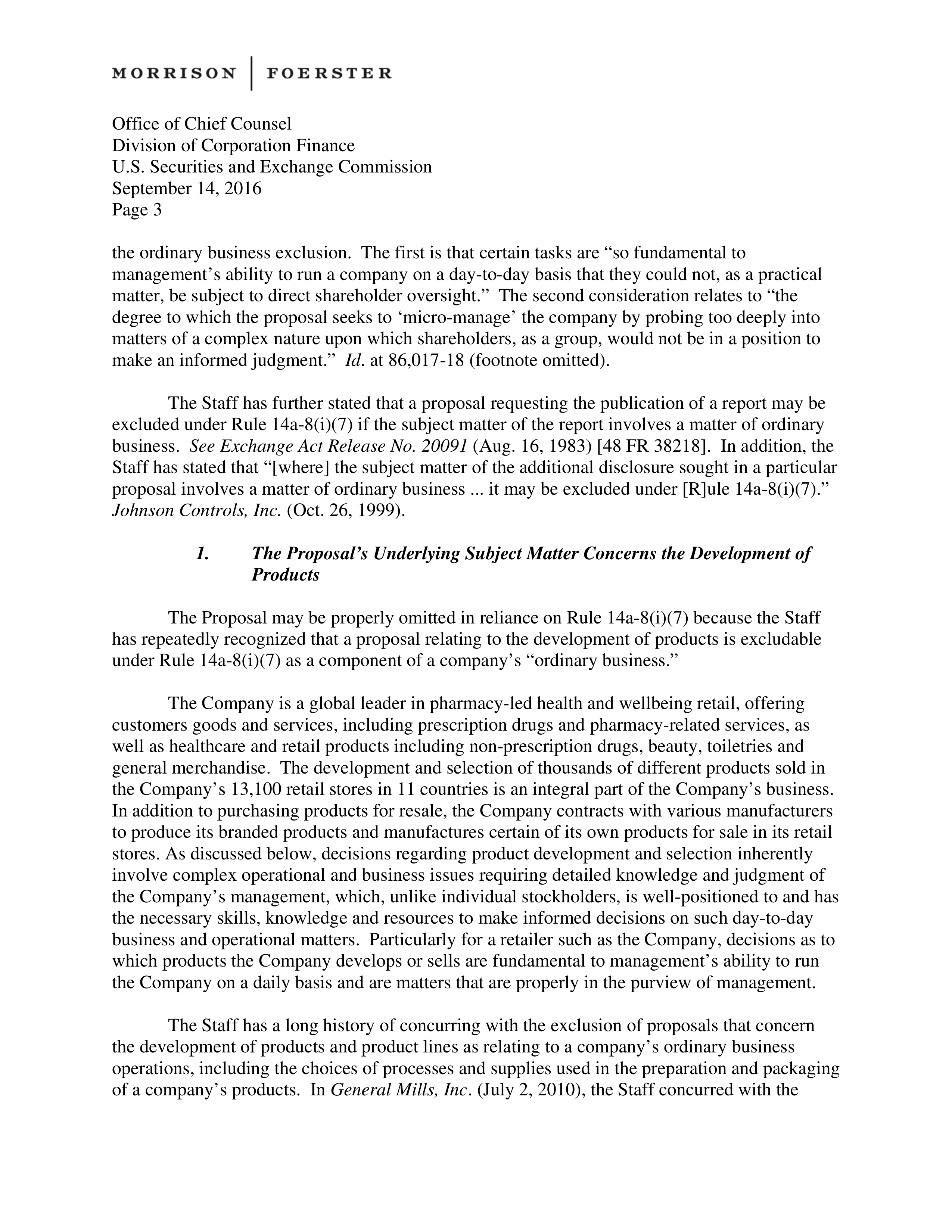 Walgreens Boots Alliance Proposal  — page 3
