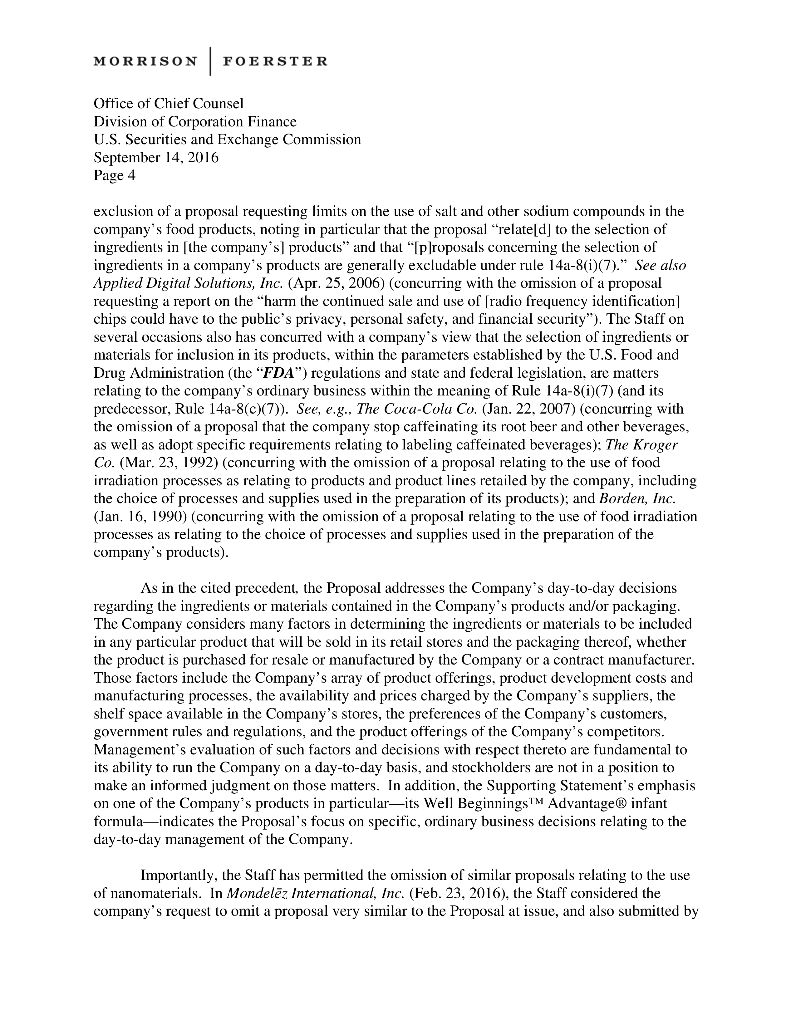 Walgreens Boots Alliance Proposal  — page 4