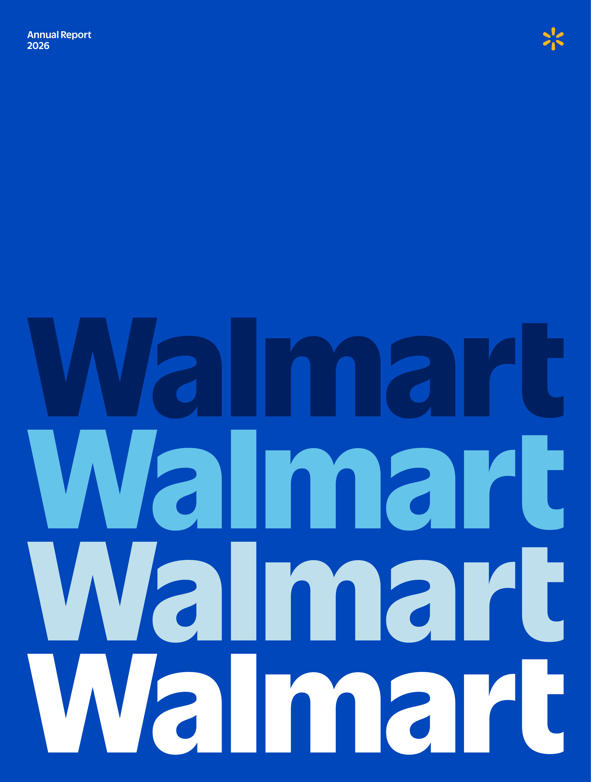 Walmart Annual Report — page 1
