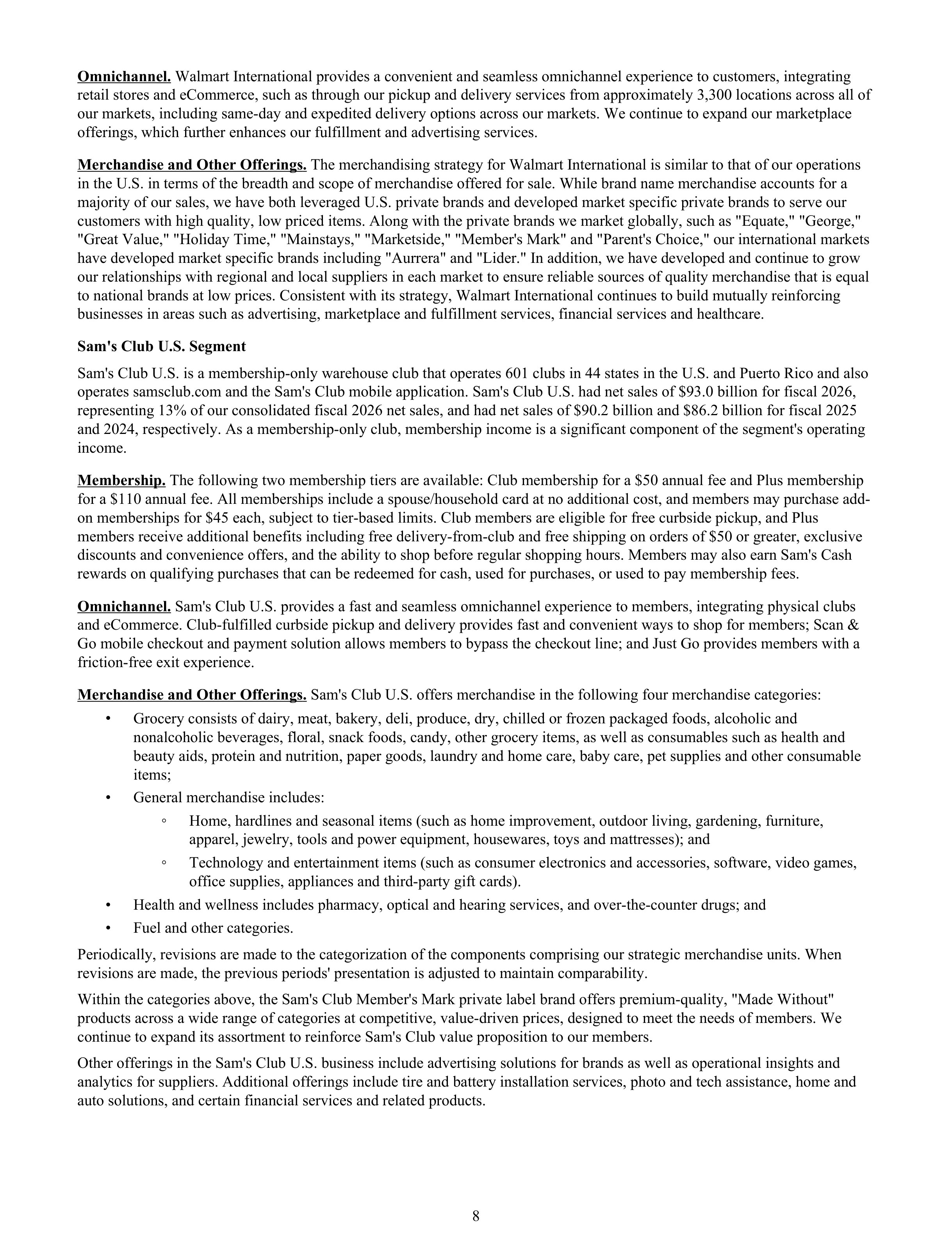 Walmart Annual Report — page 10