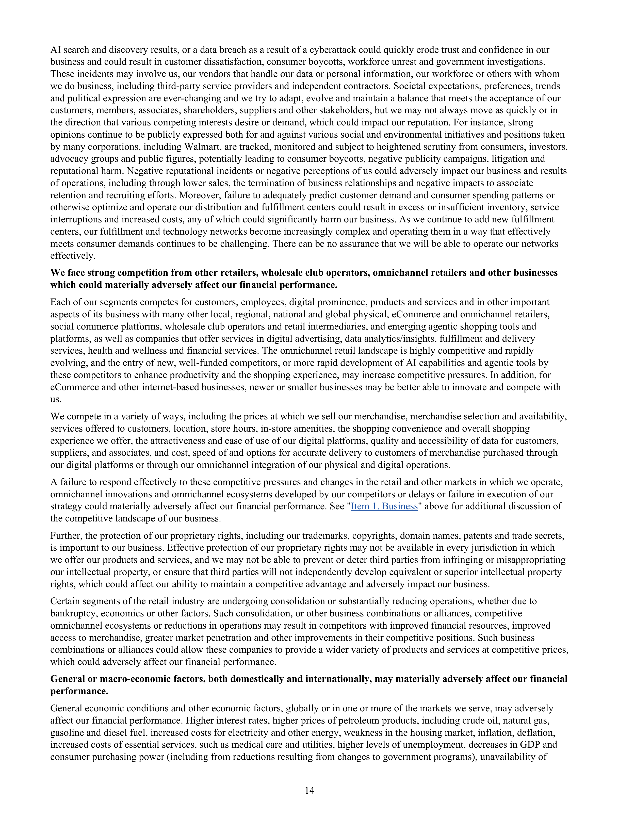 Walmart Annual Report — page 16