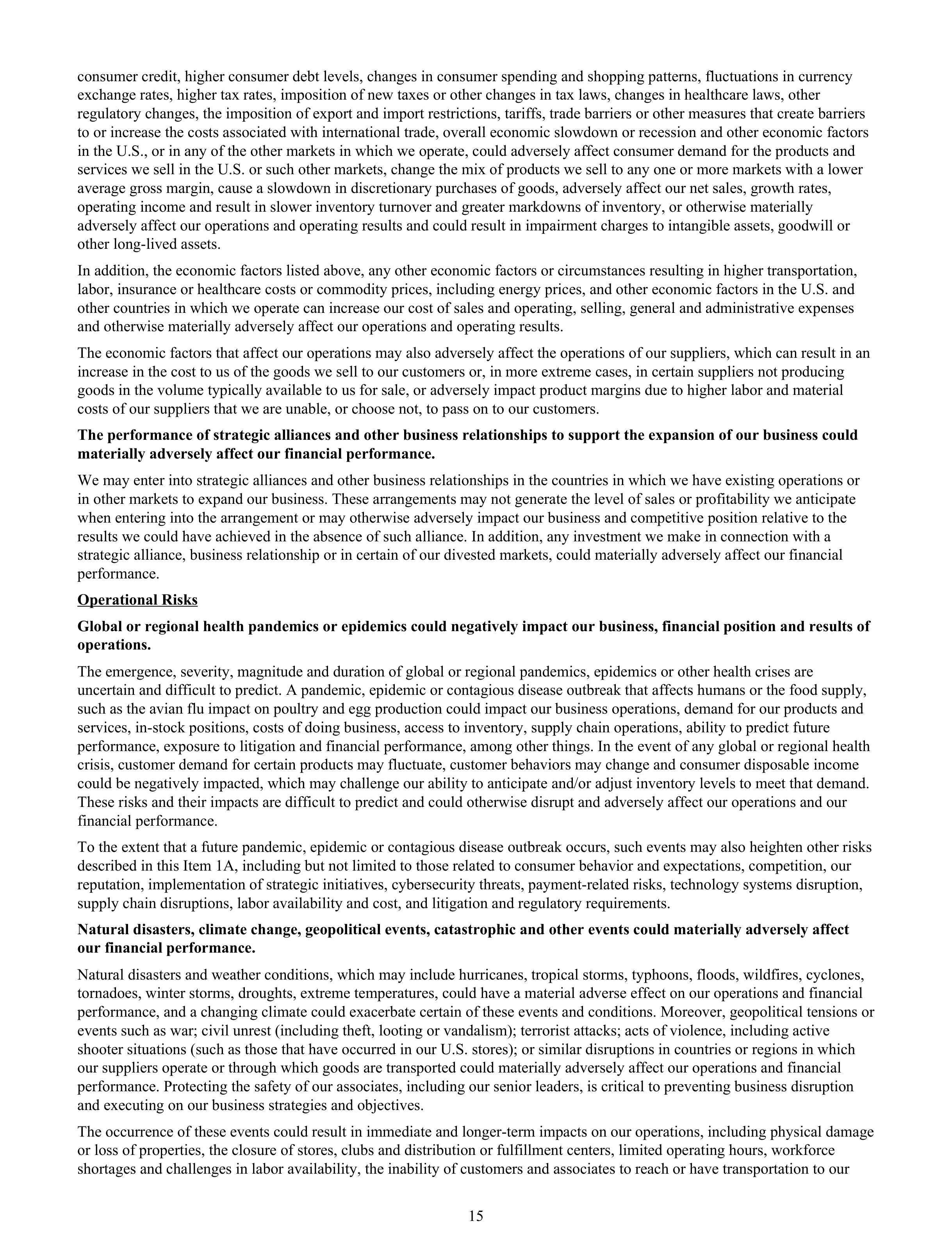 Walmart Annual Report — page 17