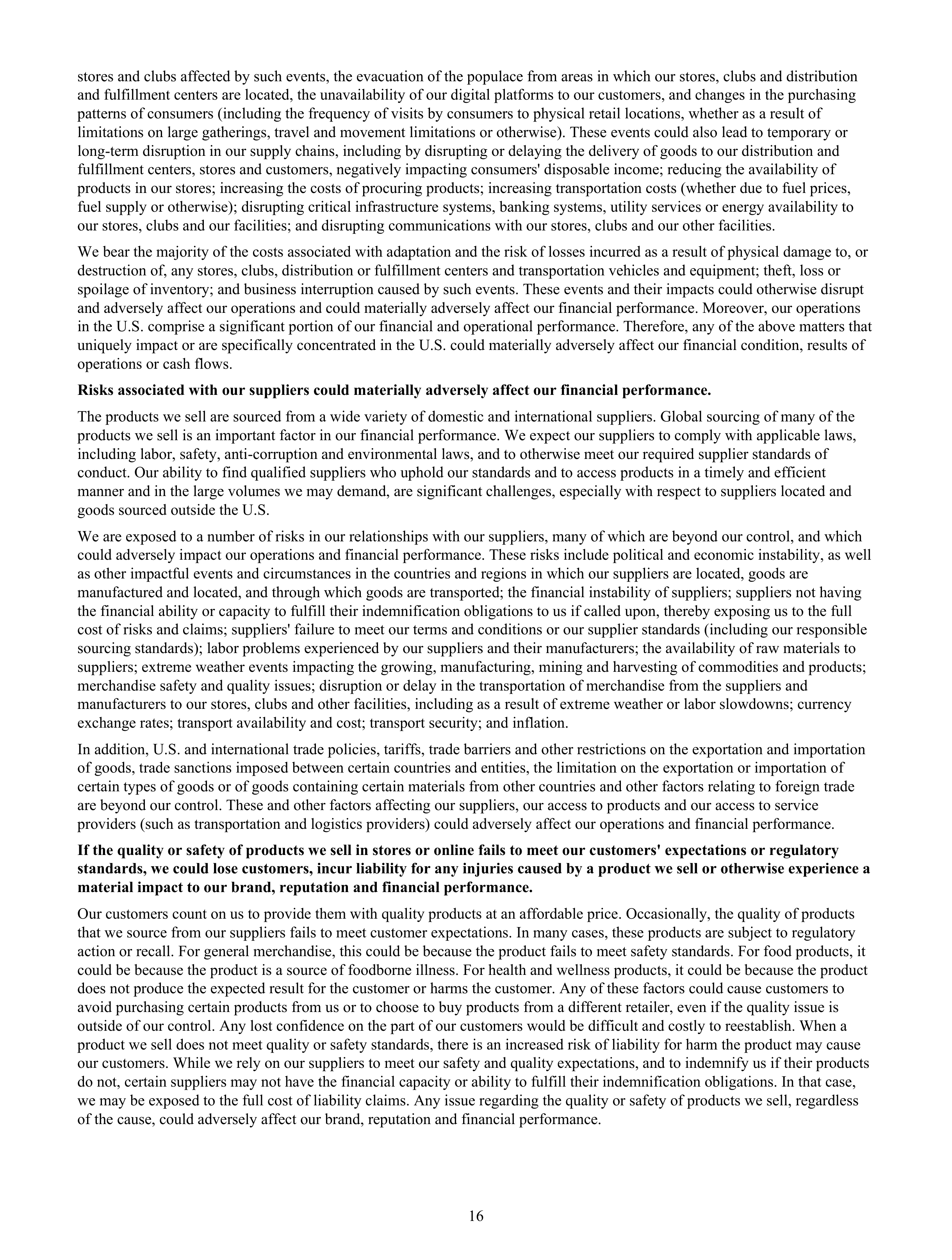 Walmart Annual Report — page 18