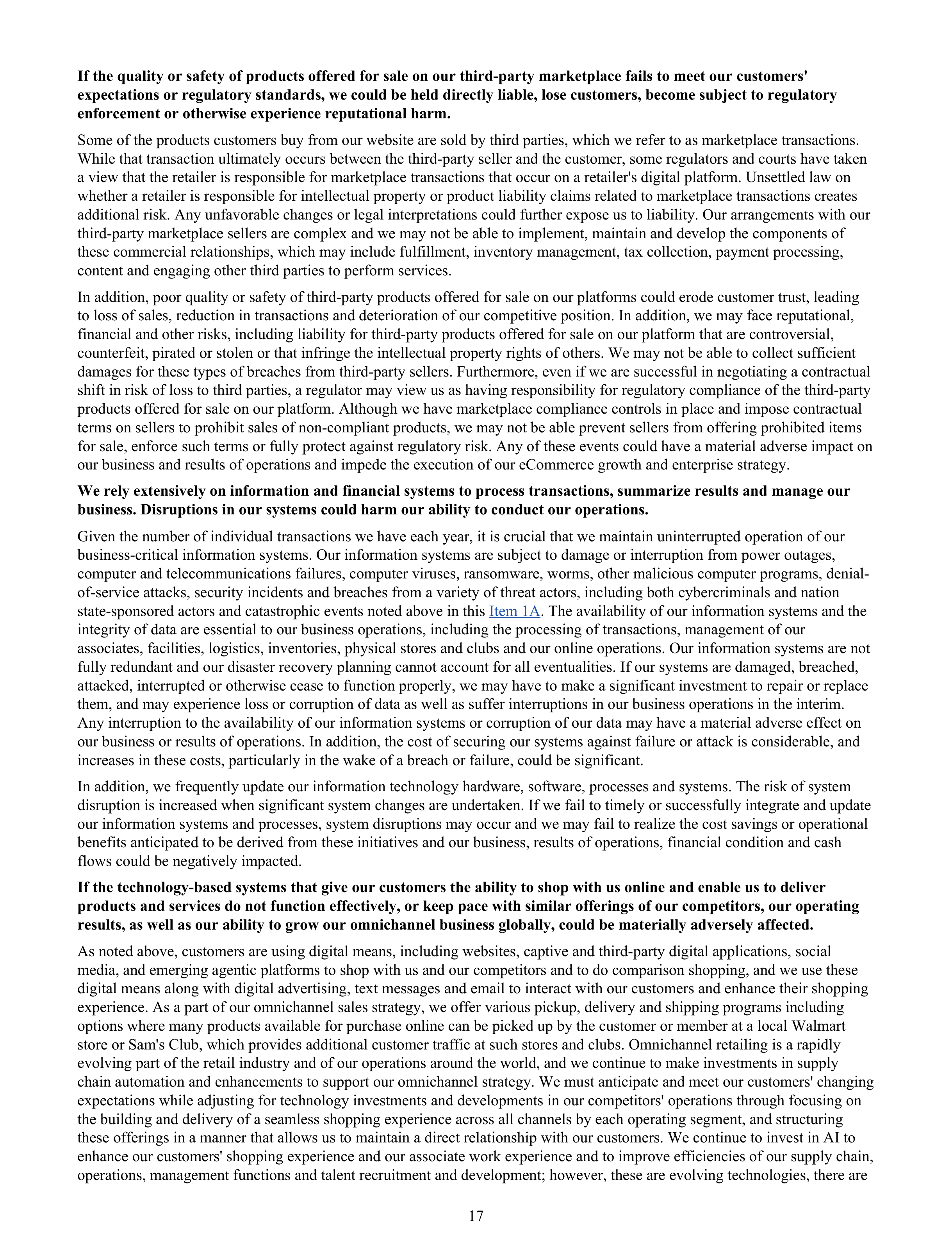 Walmart Annual Report — page 19