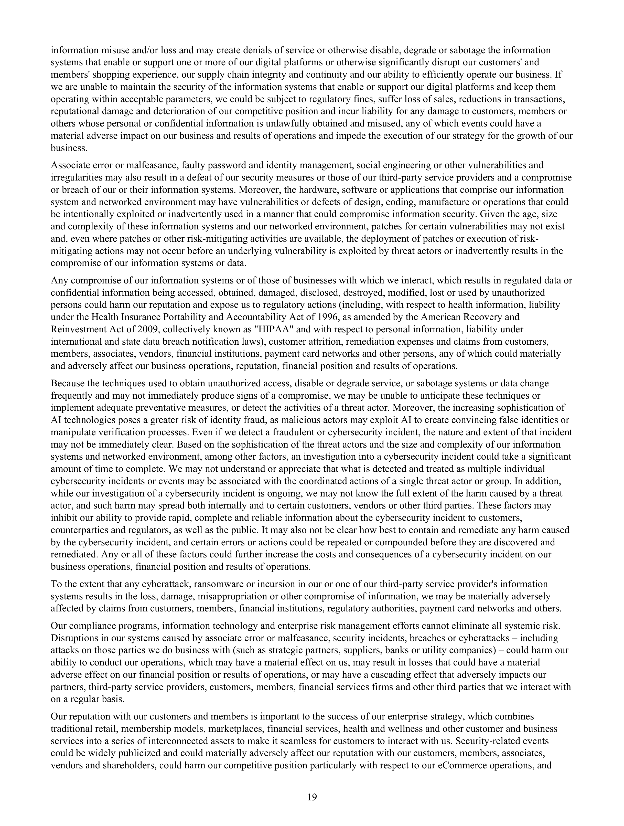 Walmart Annual Report — page 21