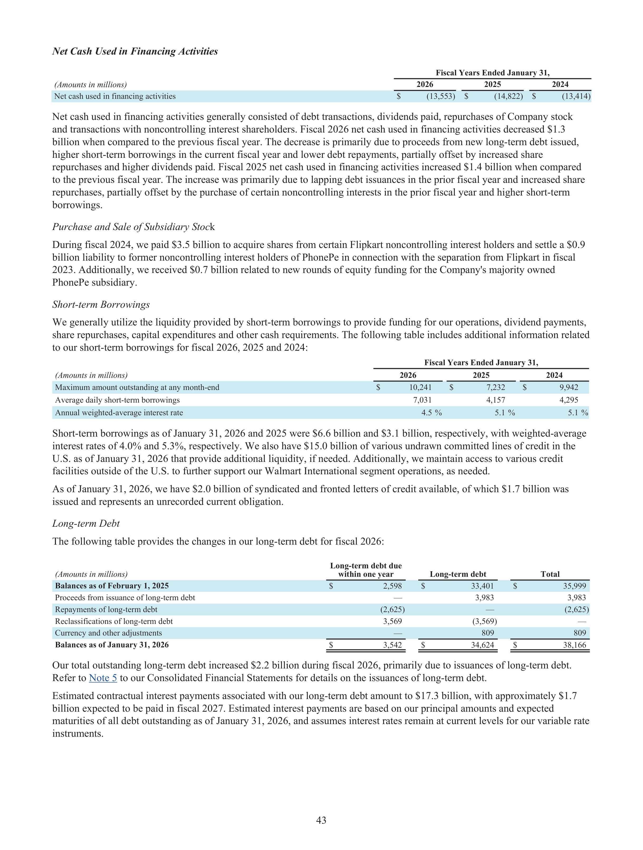 Walmart Annual Report — page 45