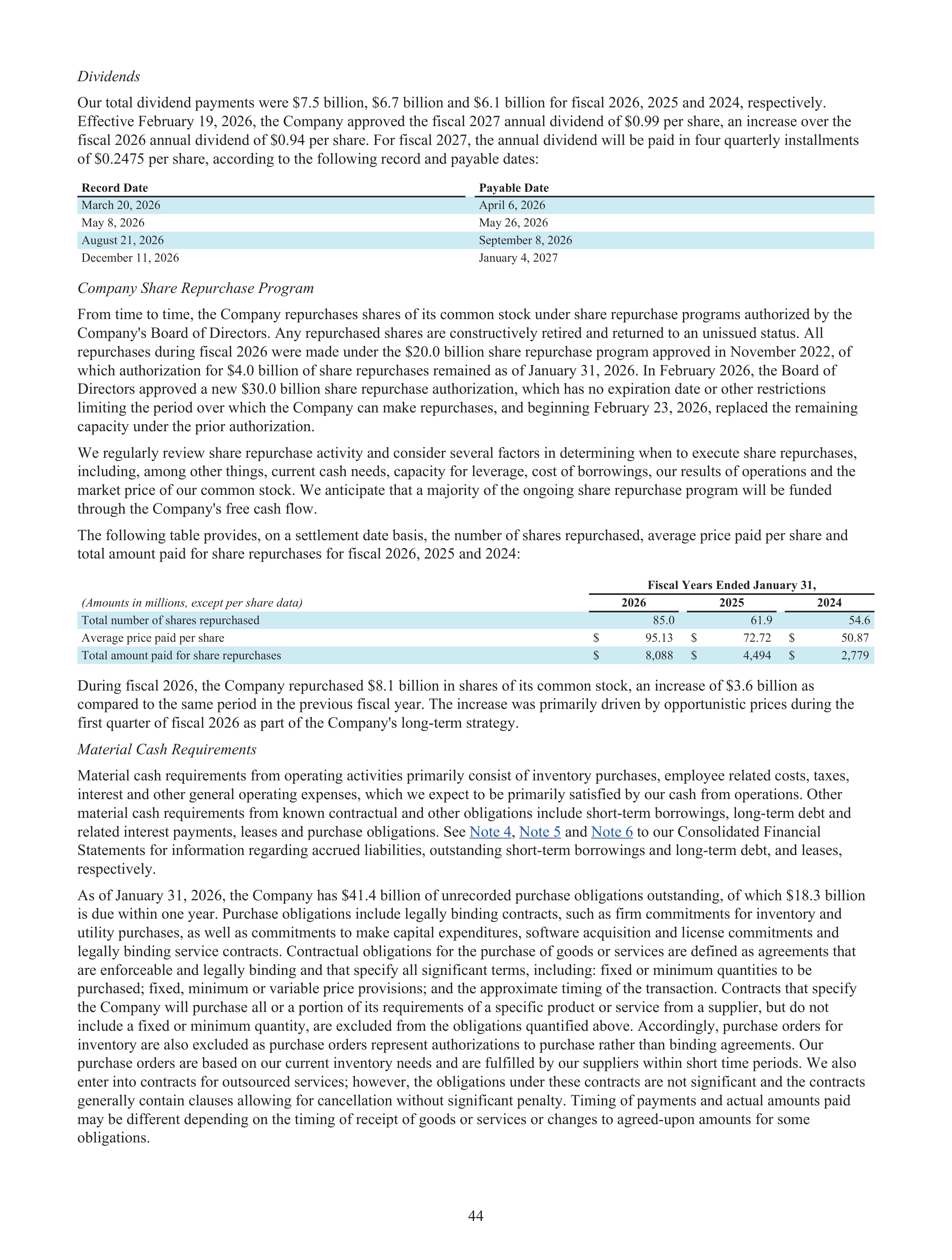Walmart Annual Report — page 46