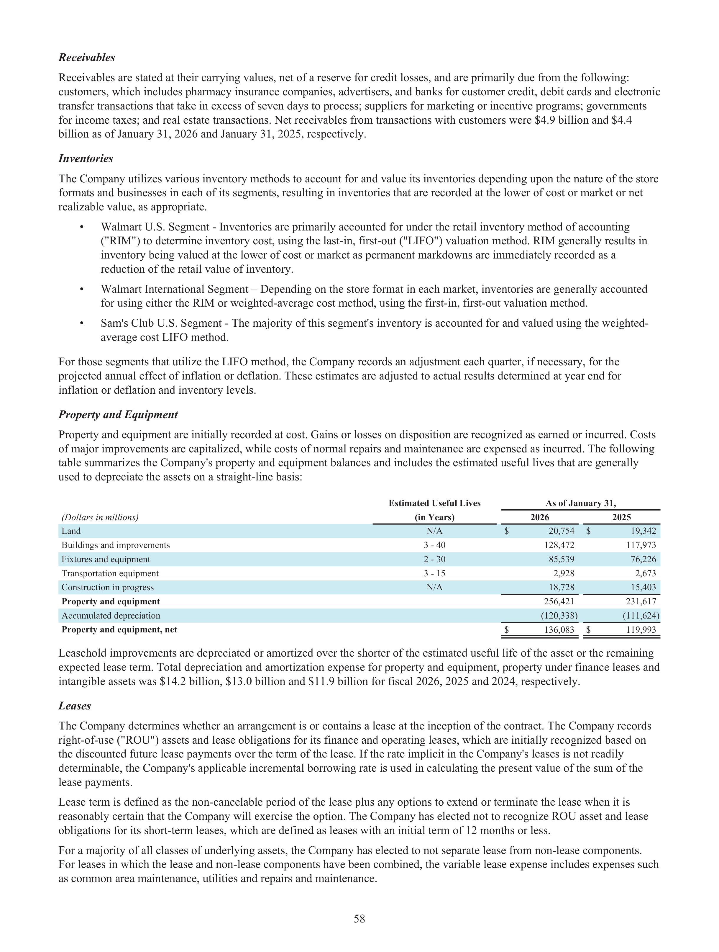 Walmart Annual Report — page 60