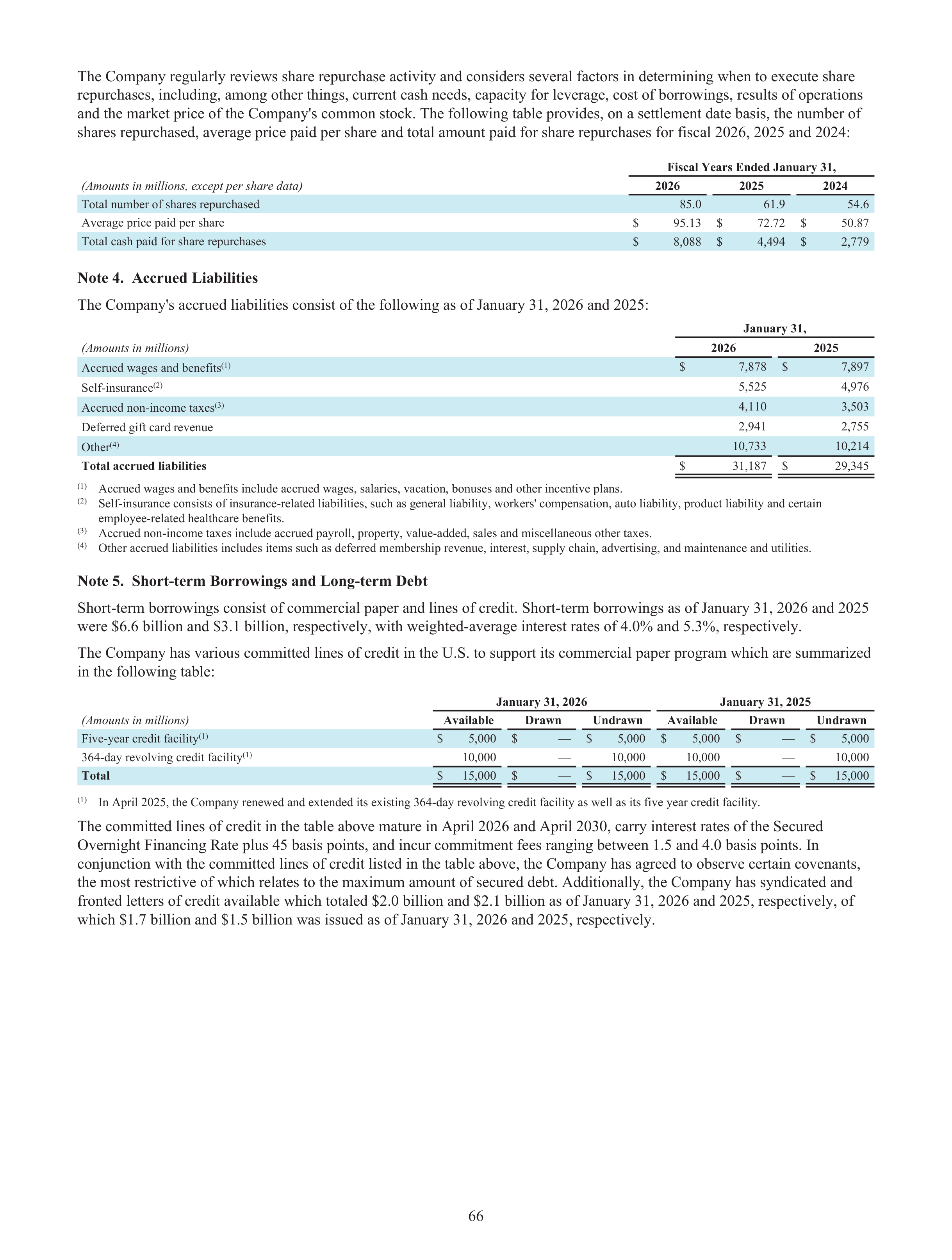 Walmart Annual Report — page 68