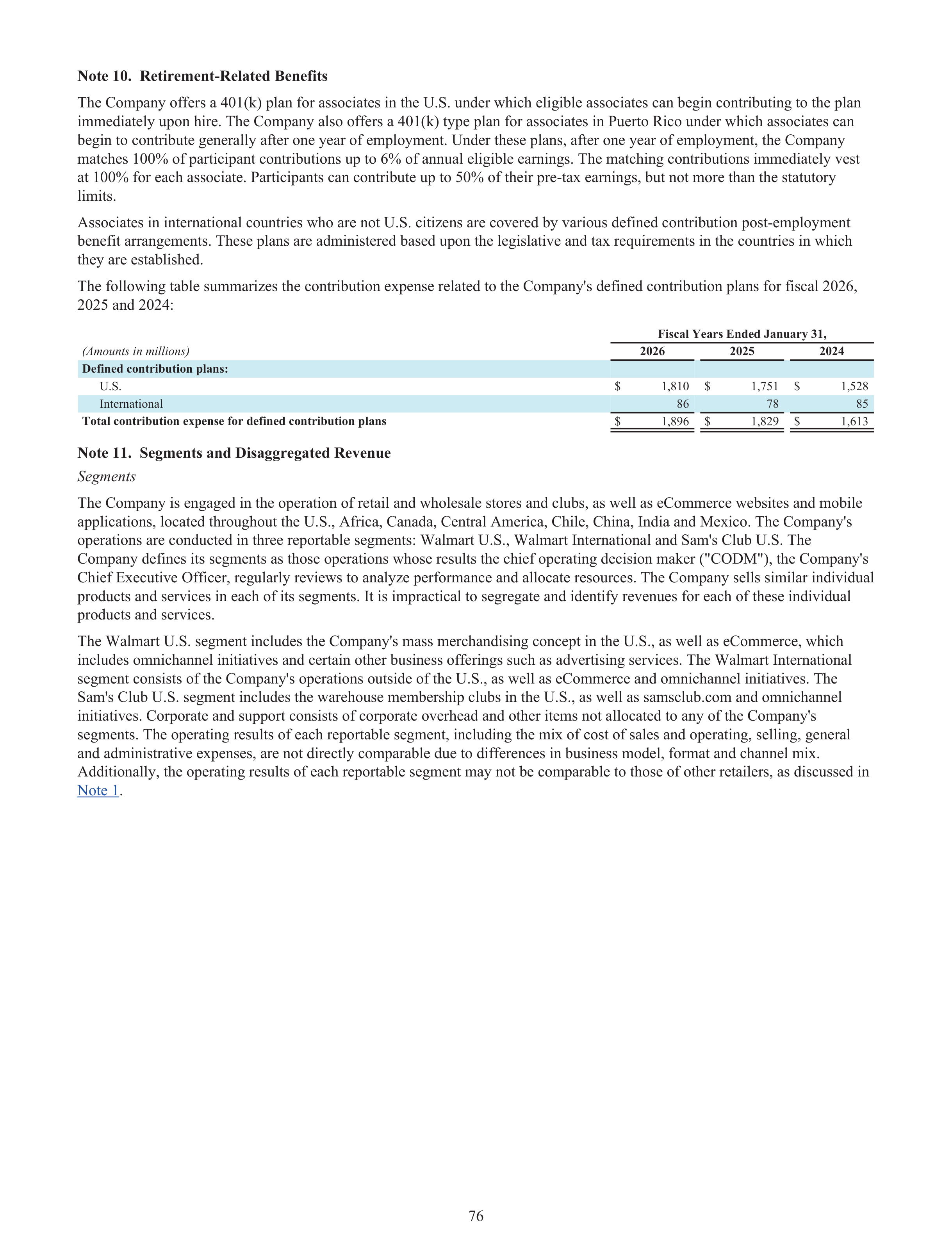 Walmart Annual Report — page 78