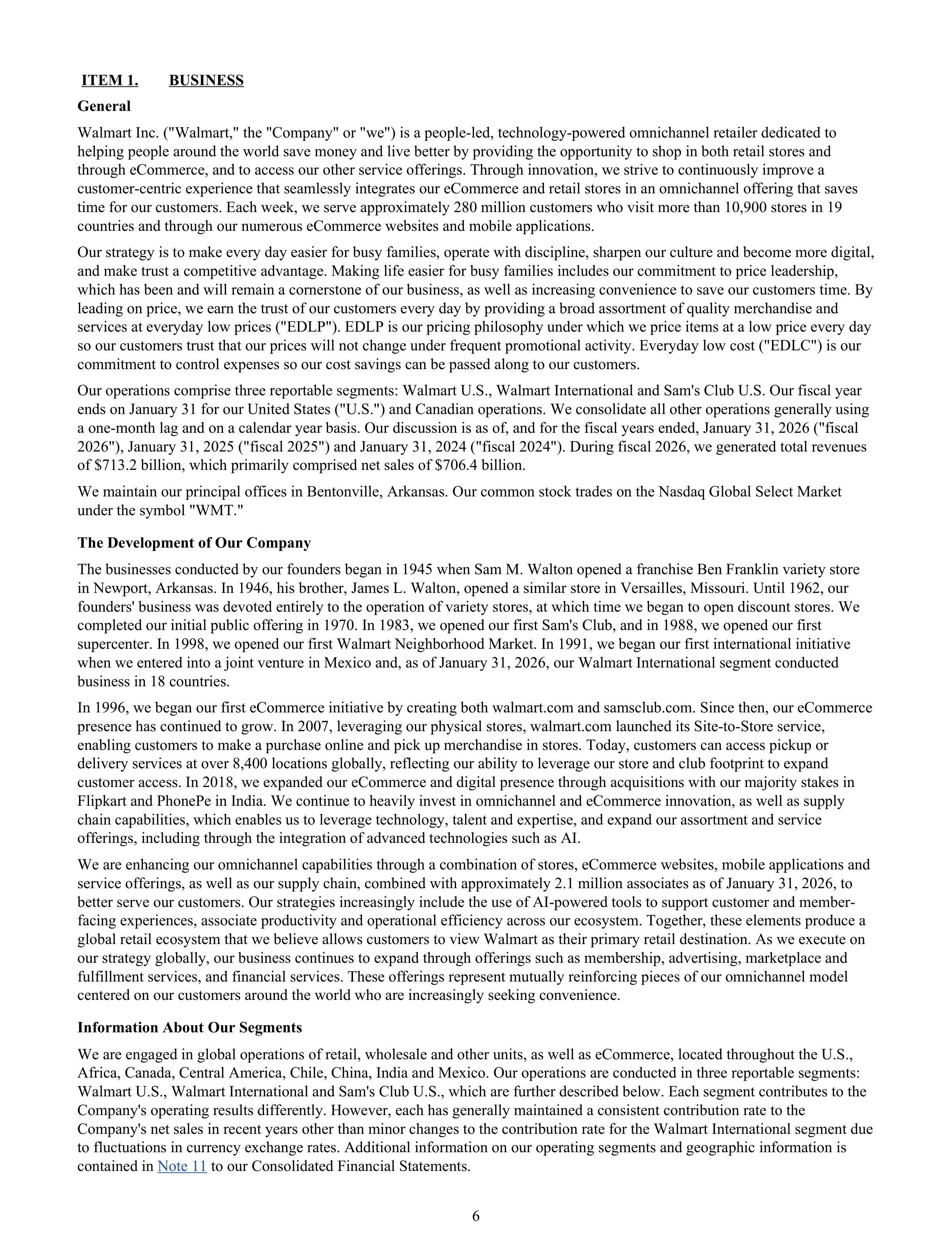 Walmart Annual Report — page 8