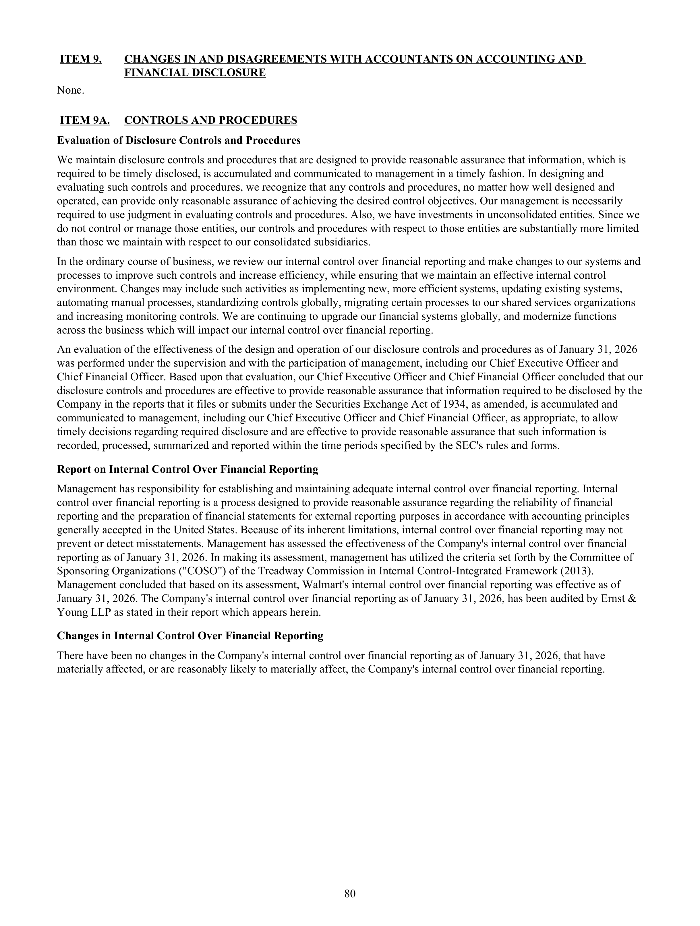 Walmart Annual Report — page 82