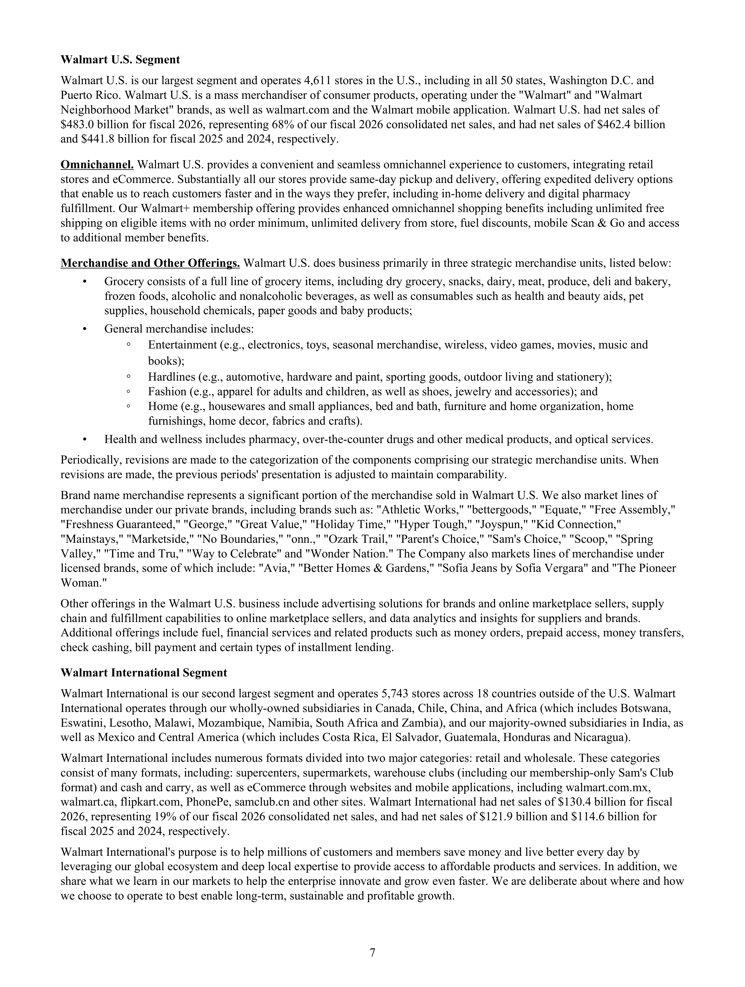 Walmart Annual Report — page 9