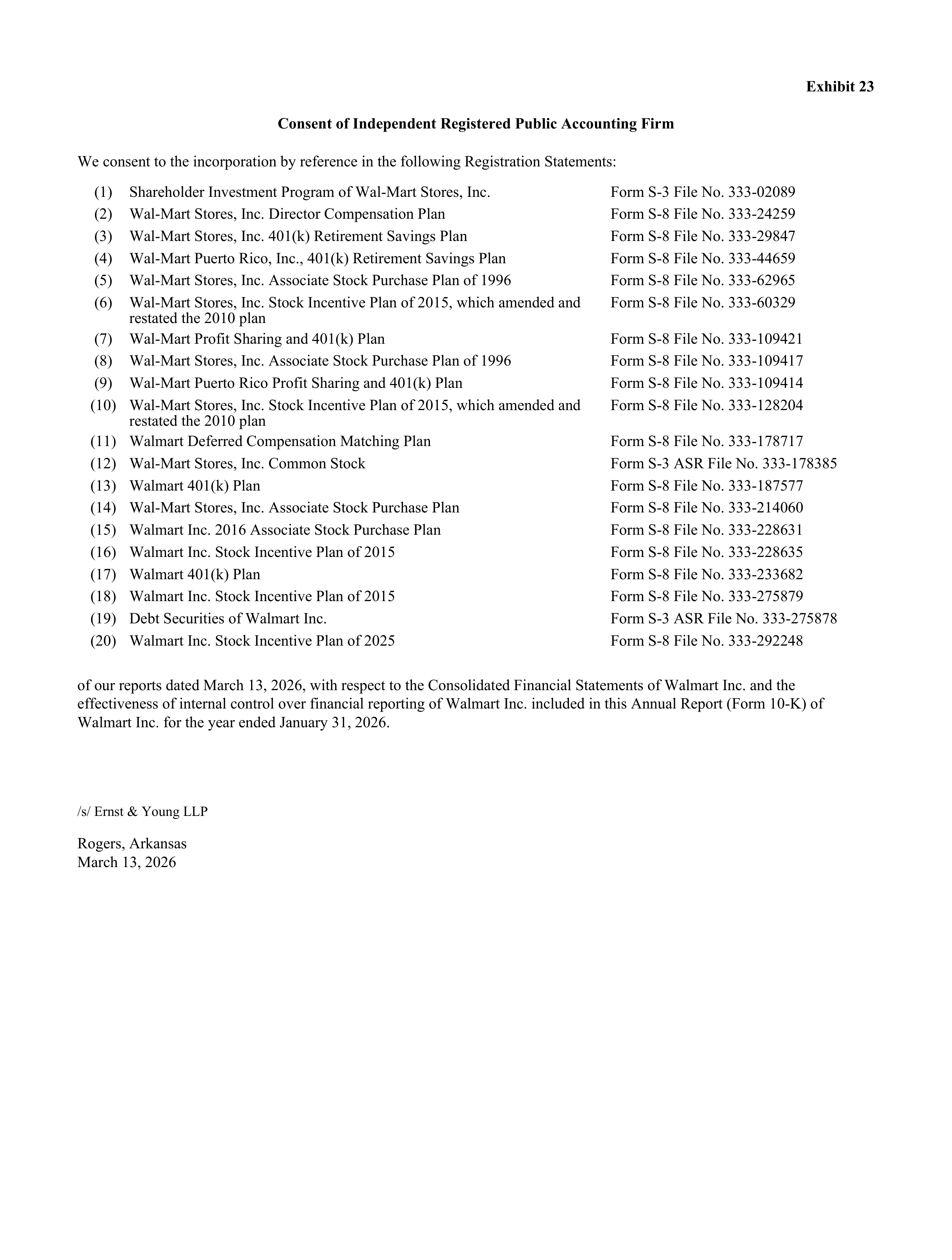Walmart Annual Report — page 91