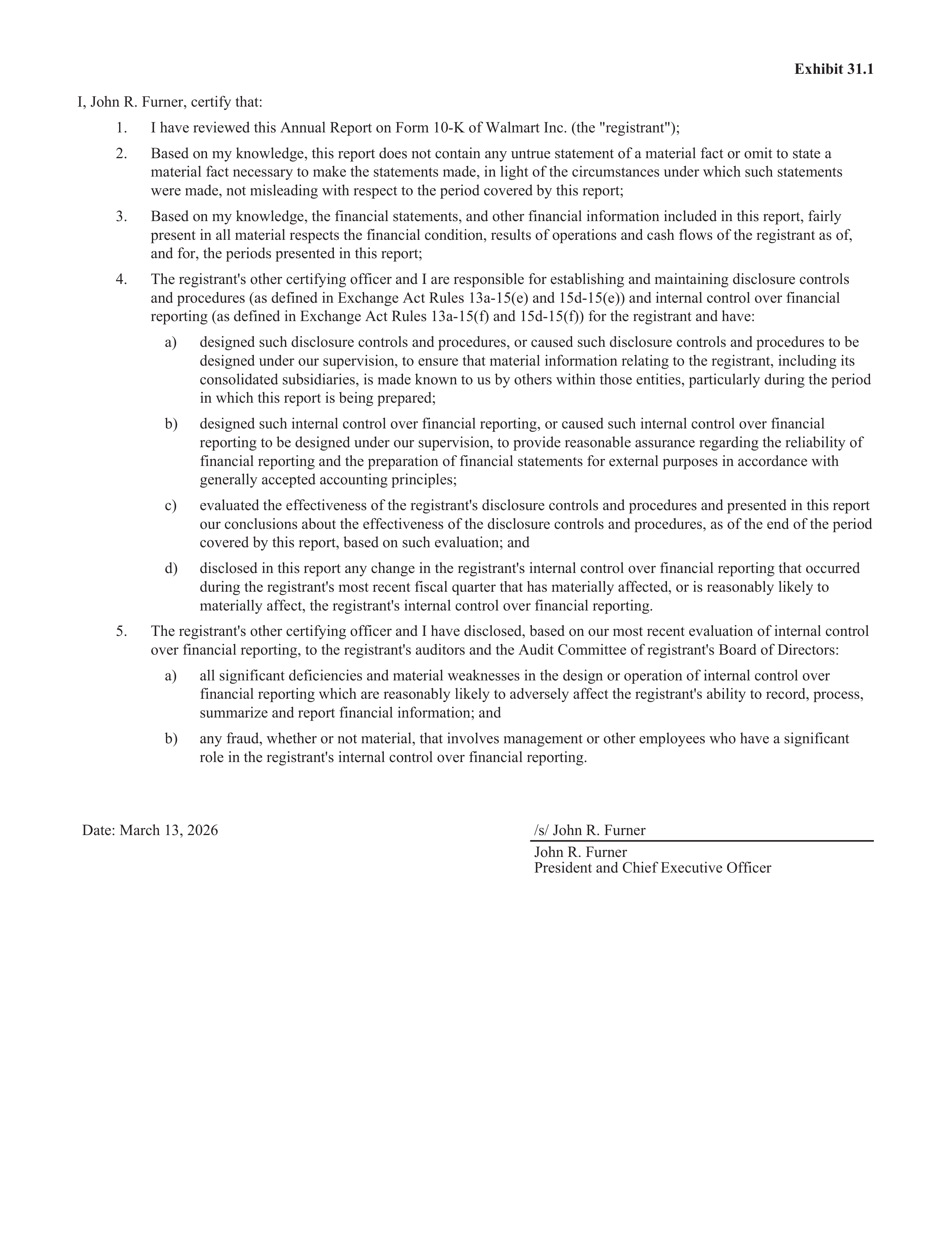 Walmart Annual Report — page 92