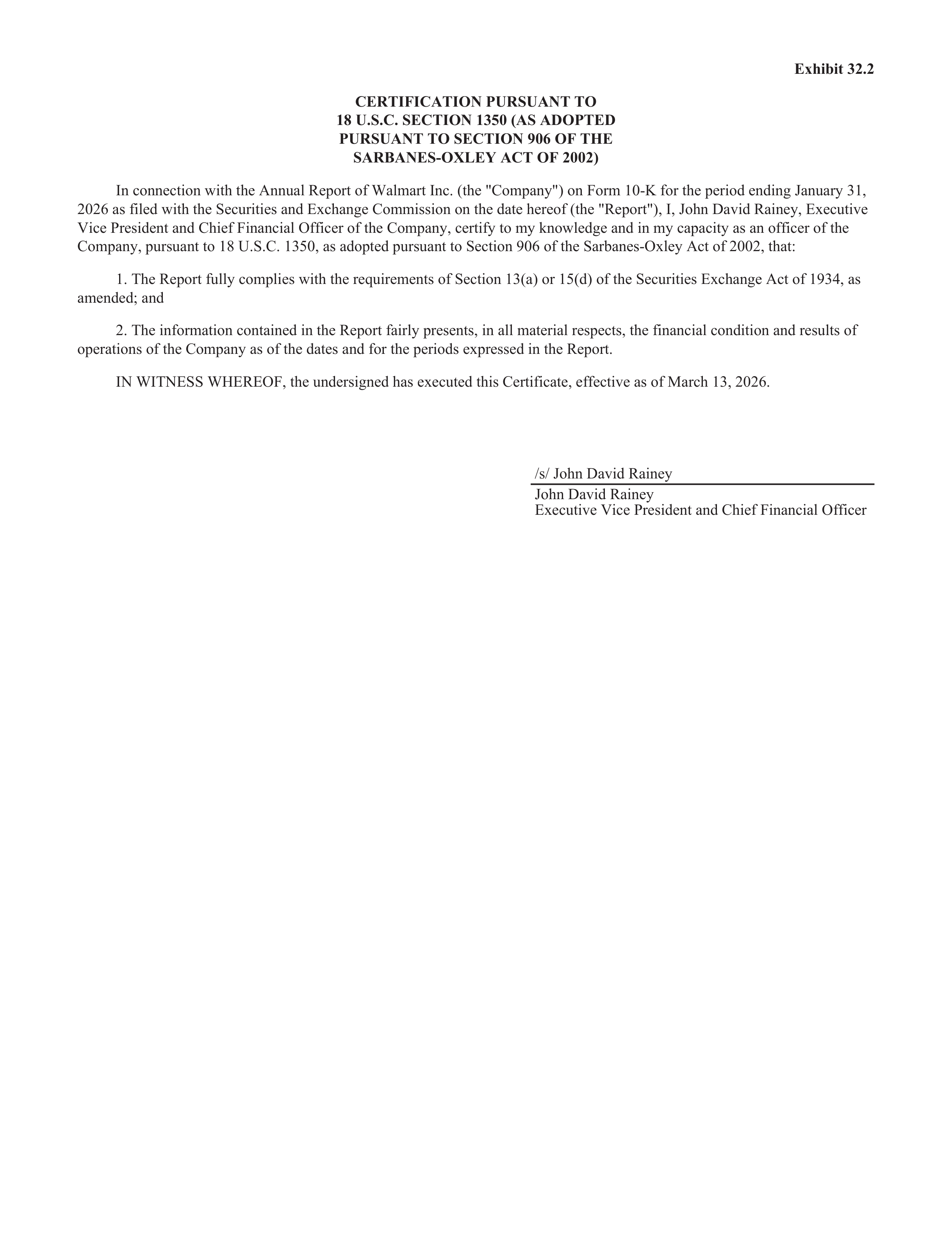Walmart Annual Report — page 95