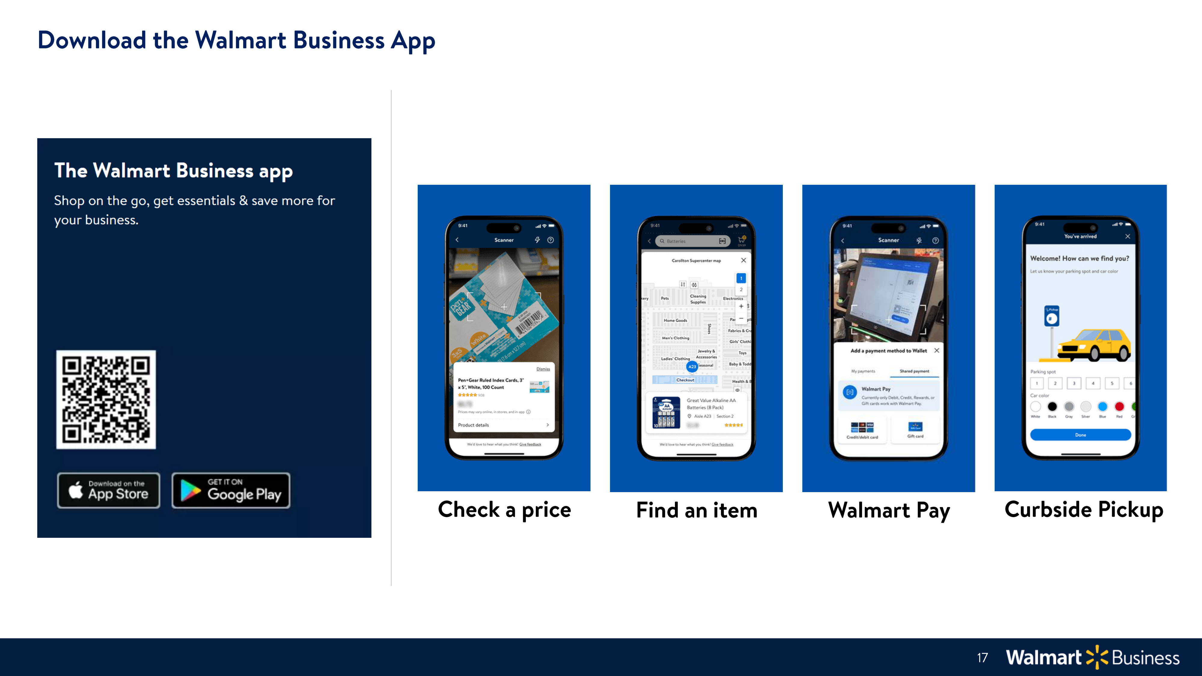Walmart Business Onboarding Guide — page 17