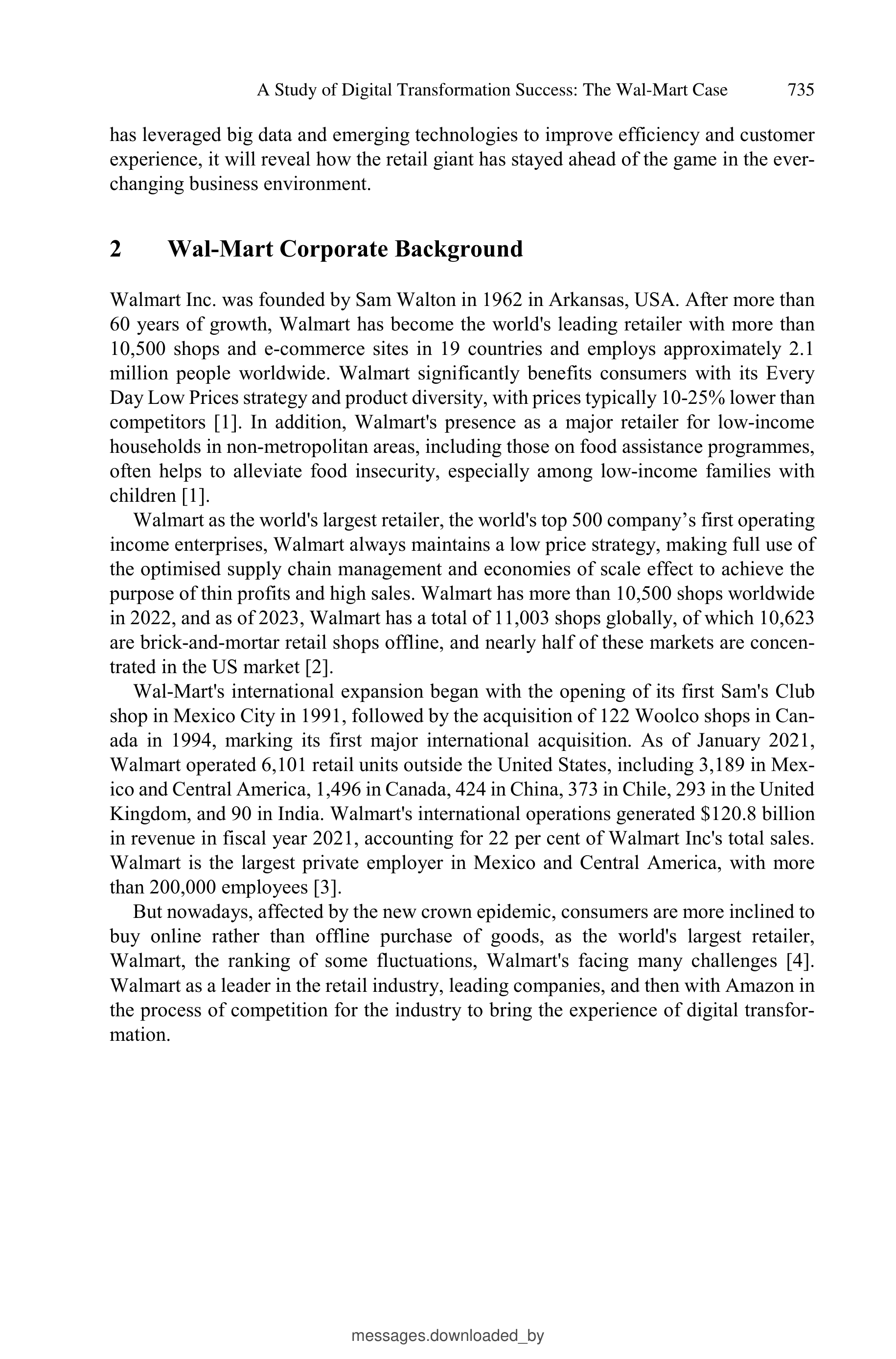 Walmart Case Study — page 3