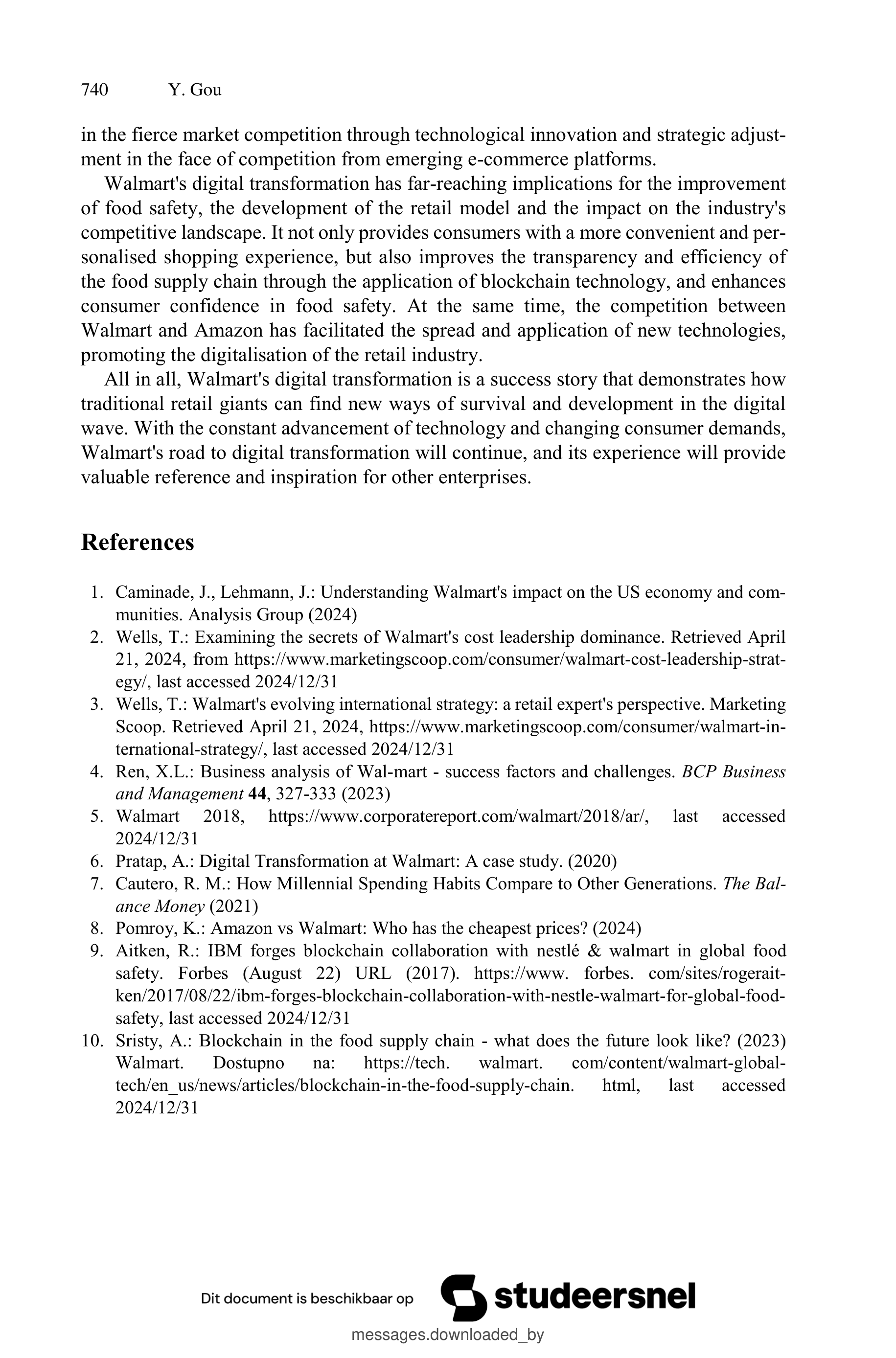 Walmart Case Study — page 8