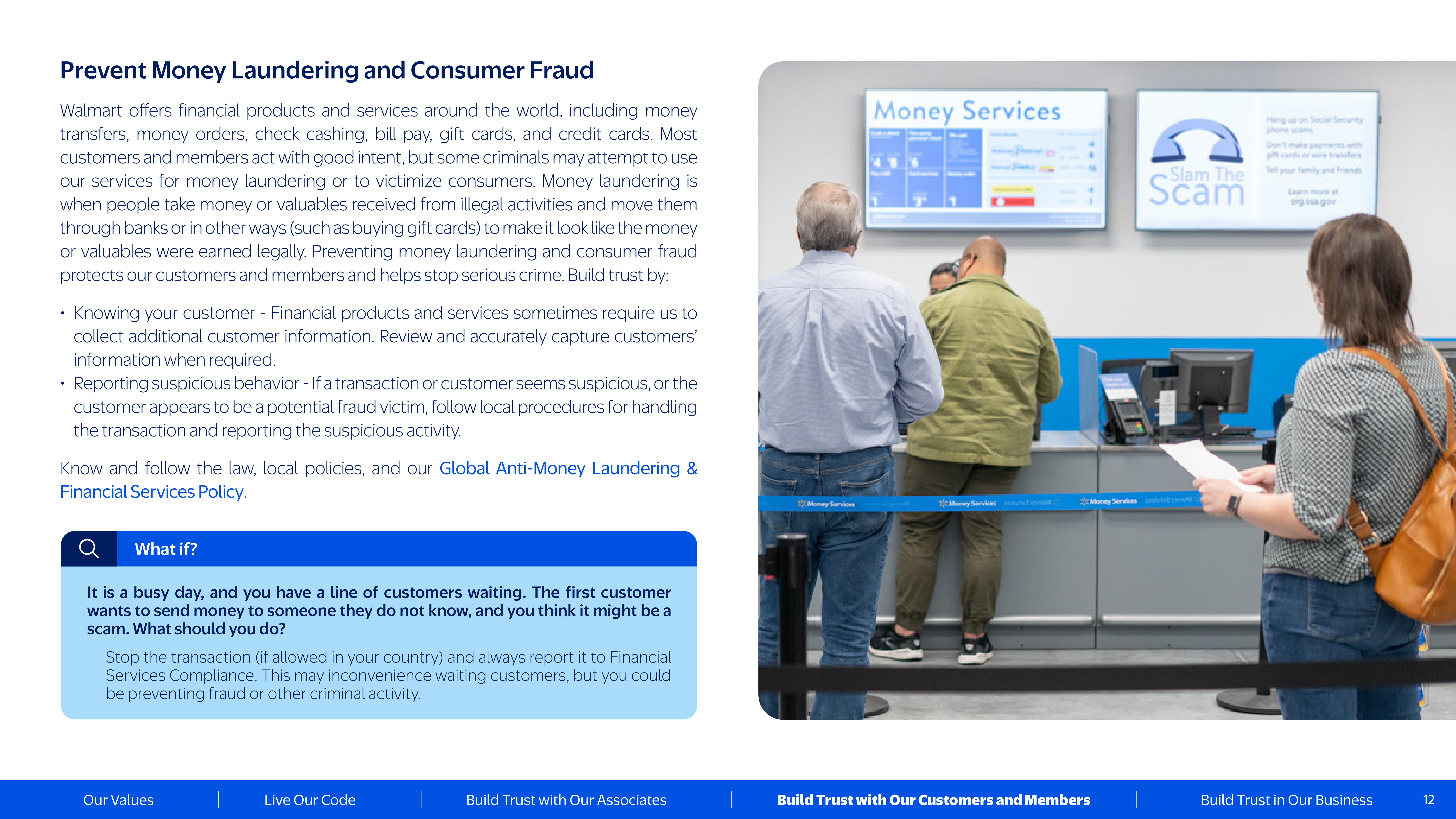 Walmart Code of Conduct Handbook — page 12