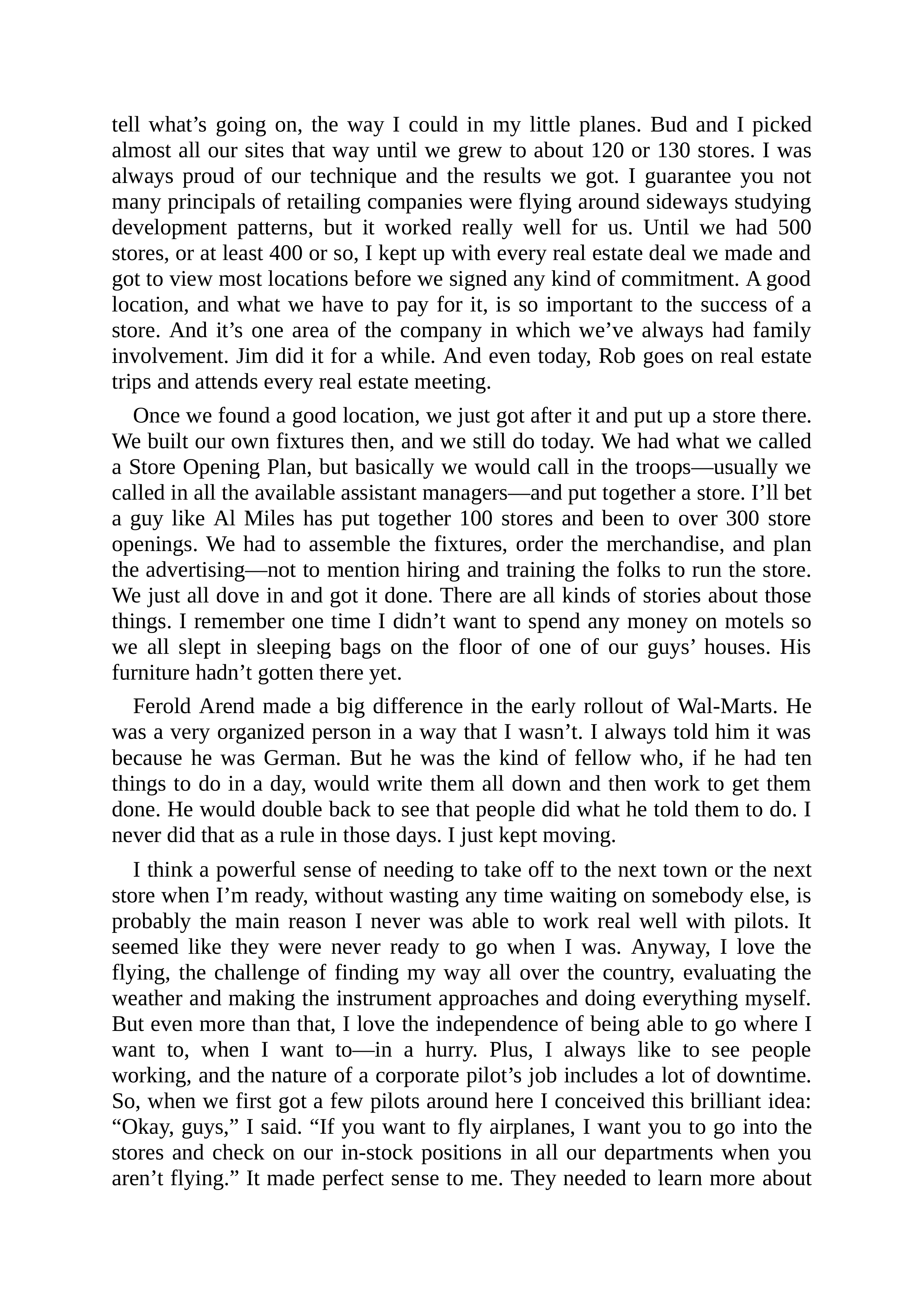 Walmart Founder Sam Walton Made in America Biography — page 100