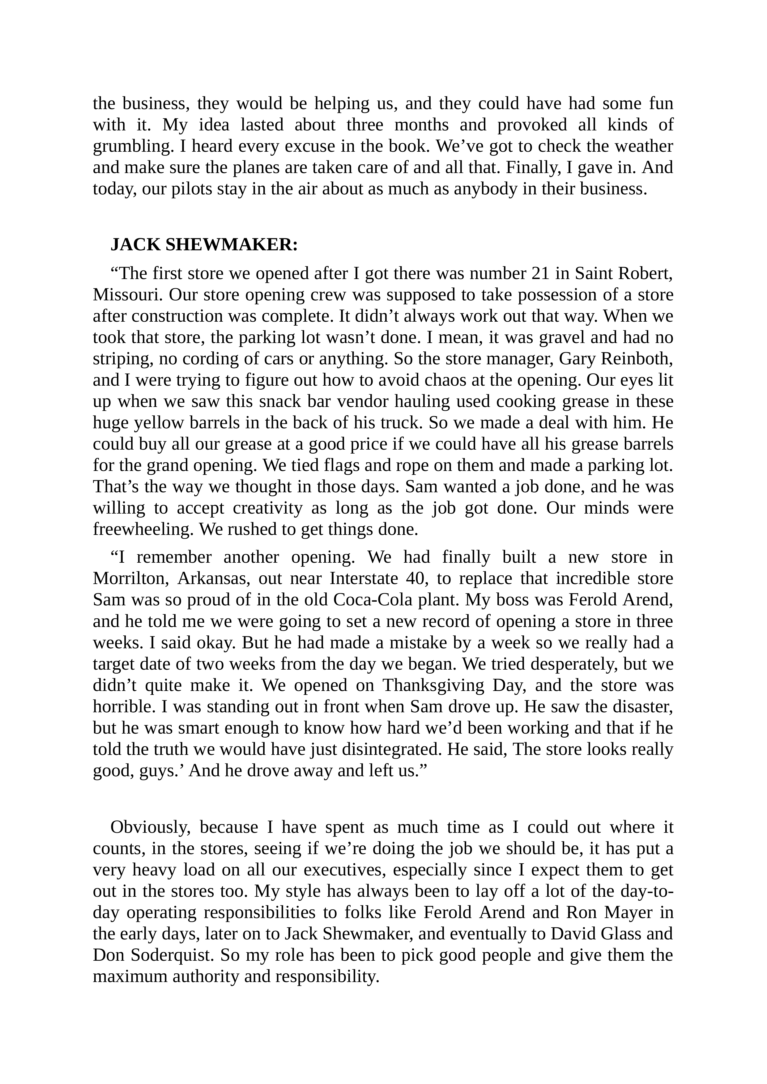 Walmart Founder Sam Walton Made in America Biography — page 101