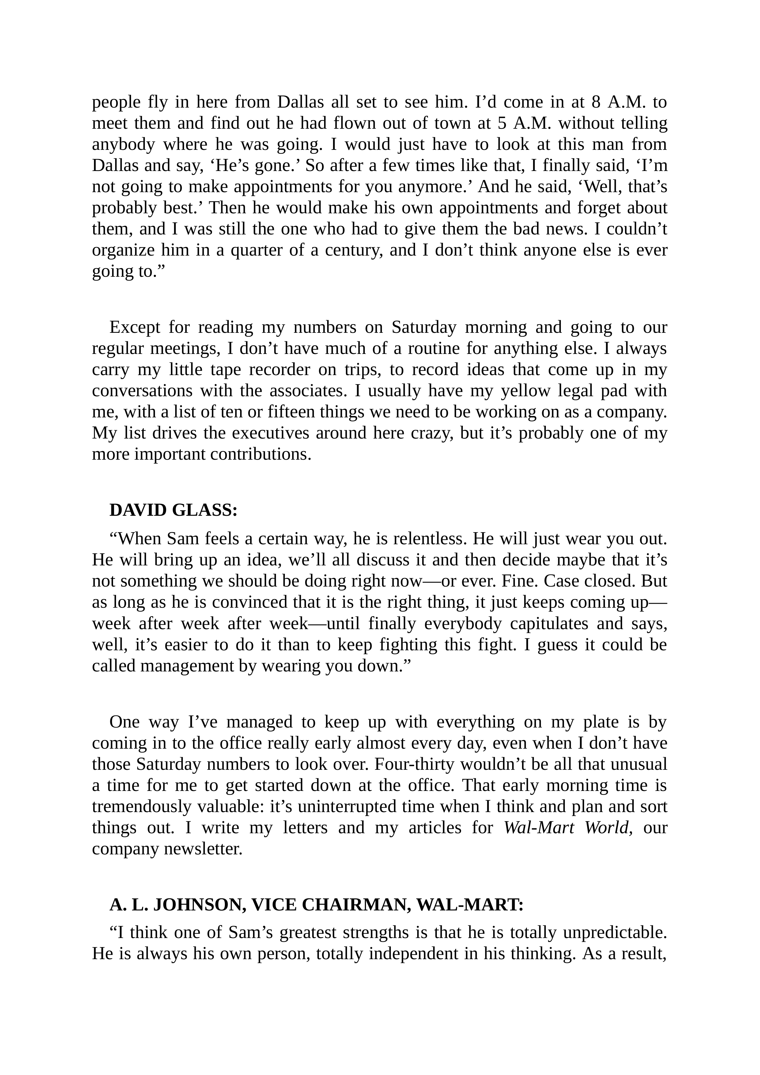 Walmart Founder Sam Walton Made in America Biography — page 103