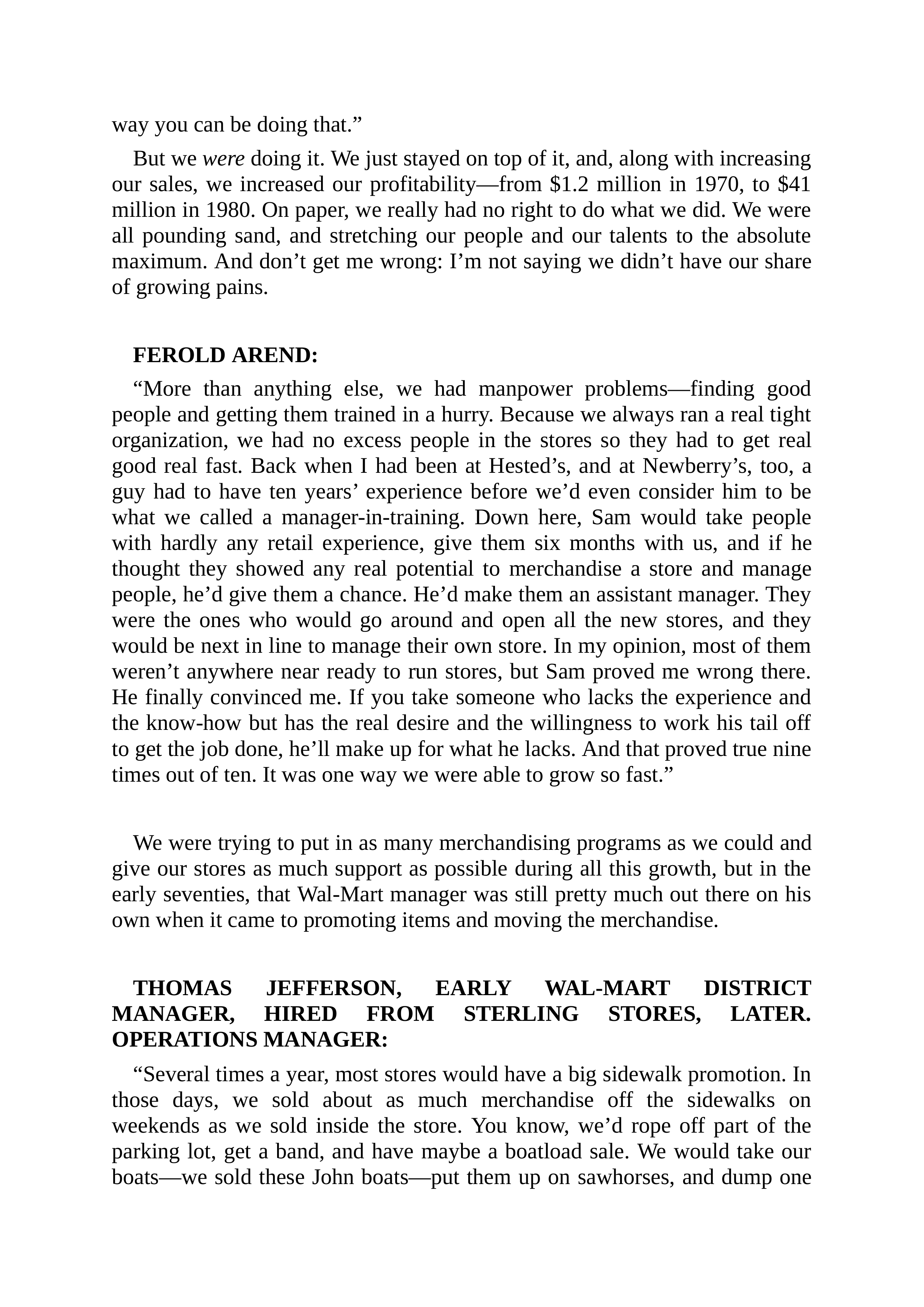 Walmart Founder Sam Walton Made in America Biography — page 106