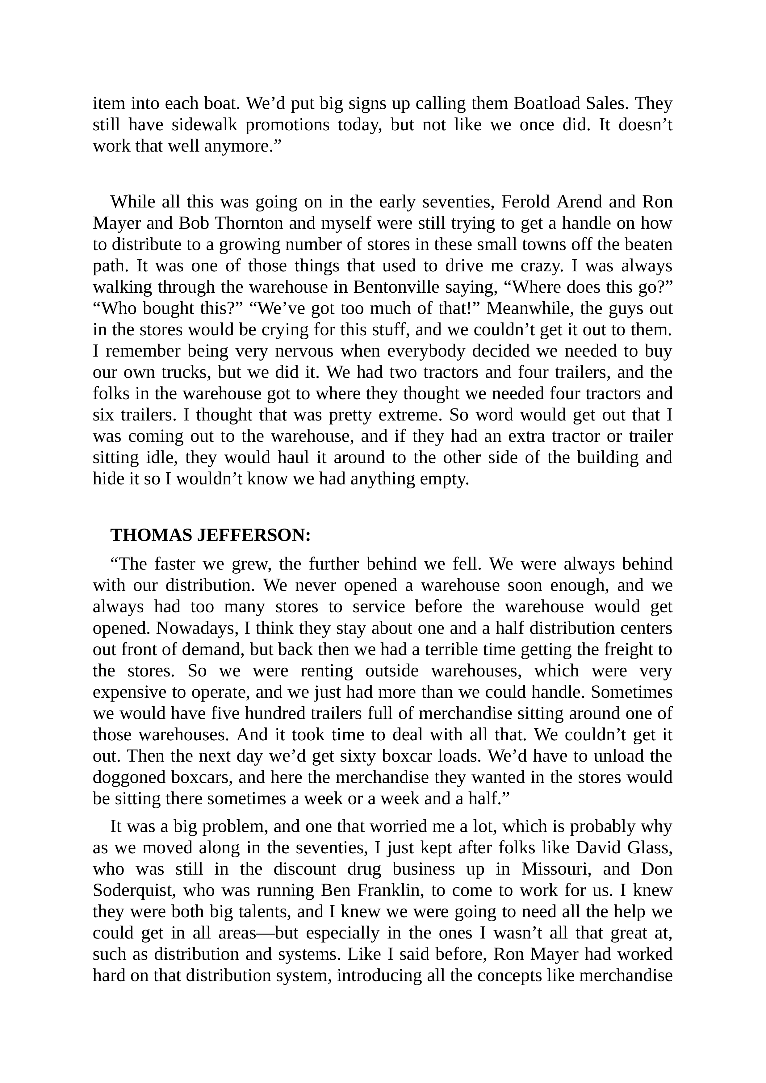 Walmart Founder Sam Walton Made in America Biography — page 107