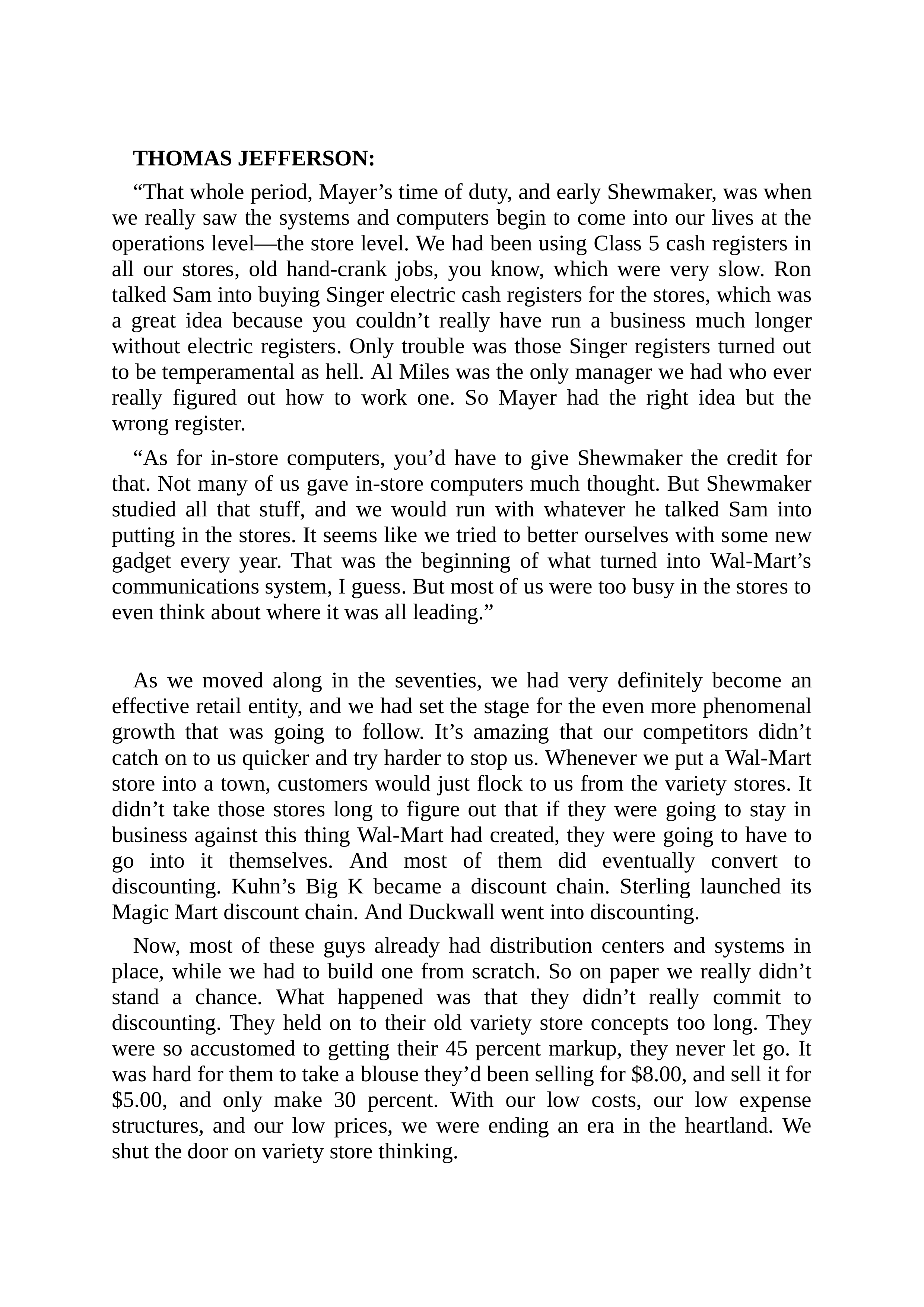 Walmart Founder Sam Walton Made in America Biography — page 109