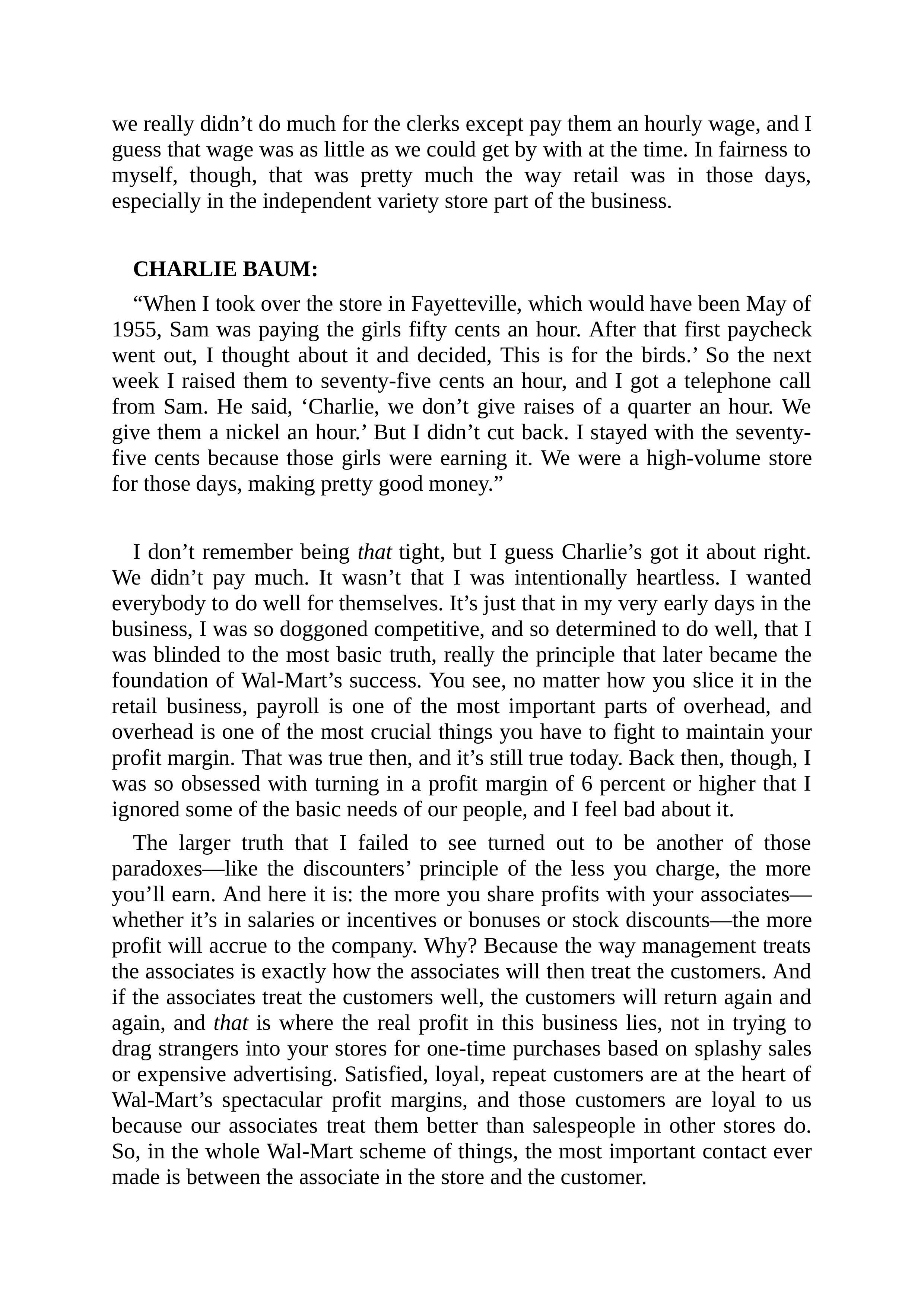 Walmart Founder Sam Walton Made in America Biography — page 111