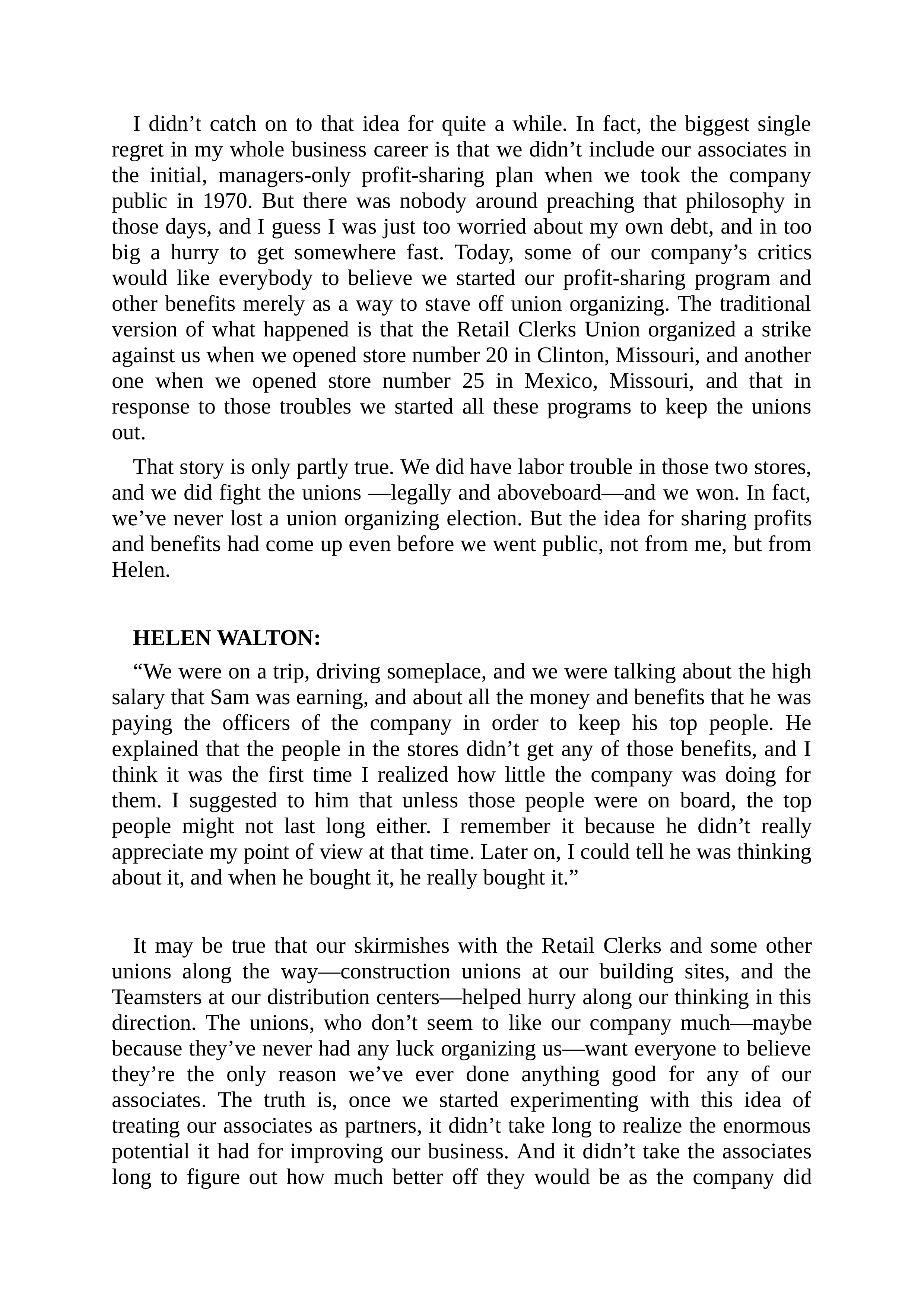 Walmart Founder Sam Walton Made in America Biography — page 112