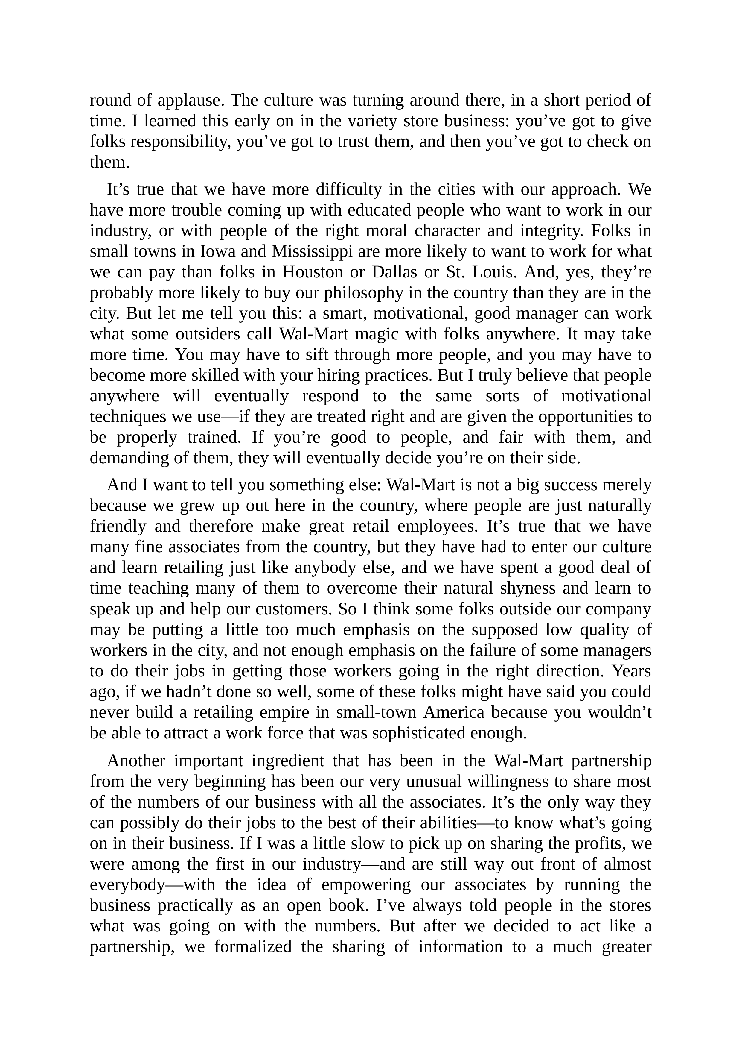 Walmart Founder Sam Walton Made in America Biography — page 119