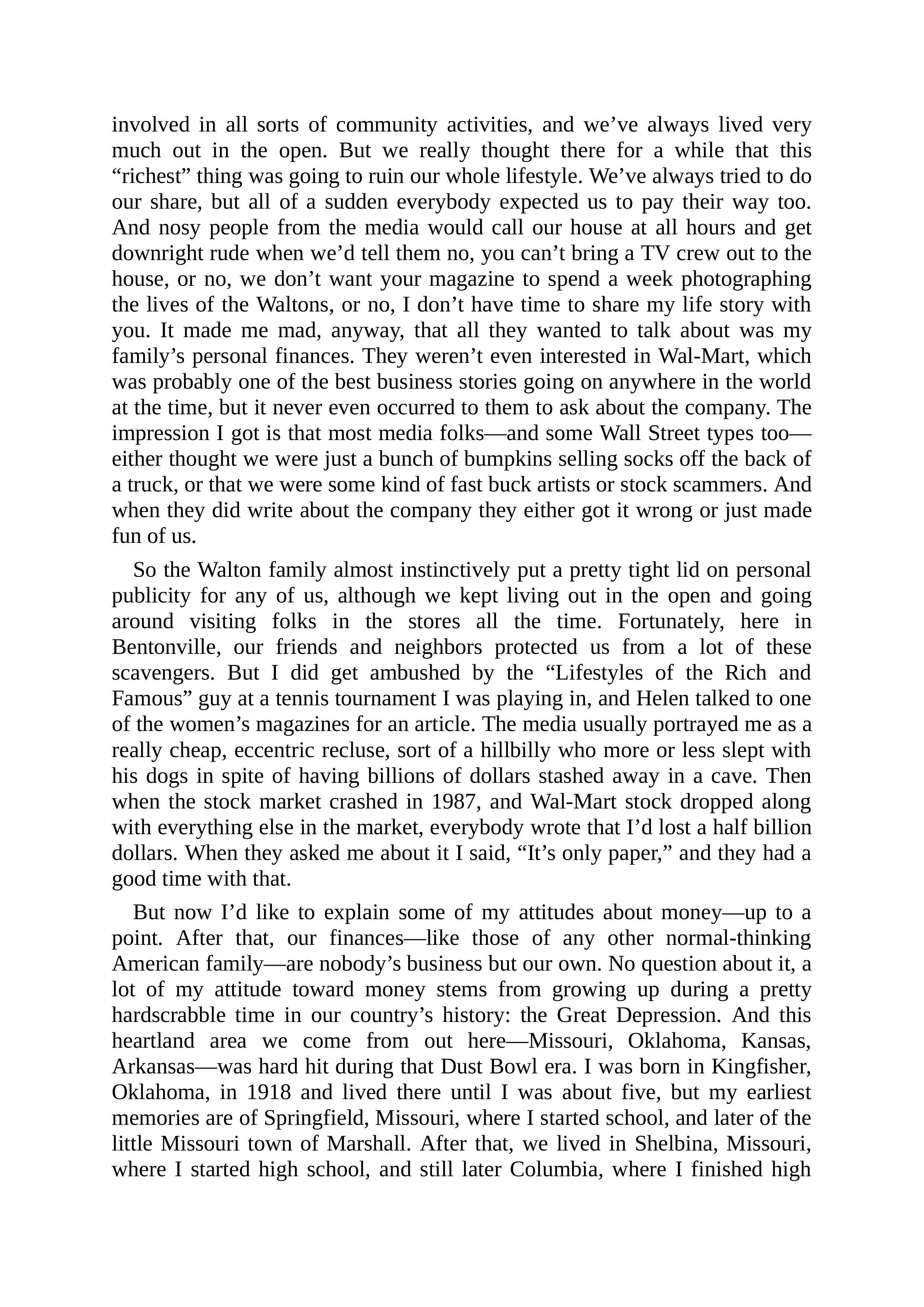 Walmart Founder Sam Walton Made in America Biography — page 12