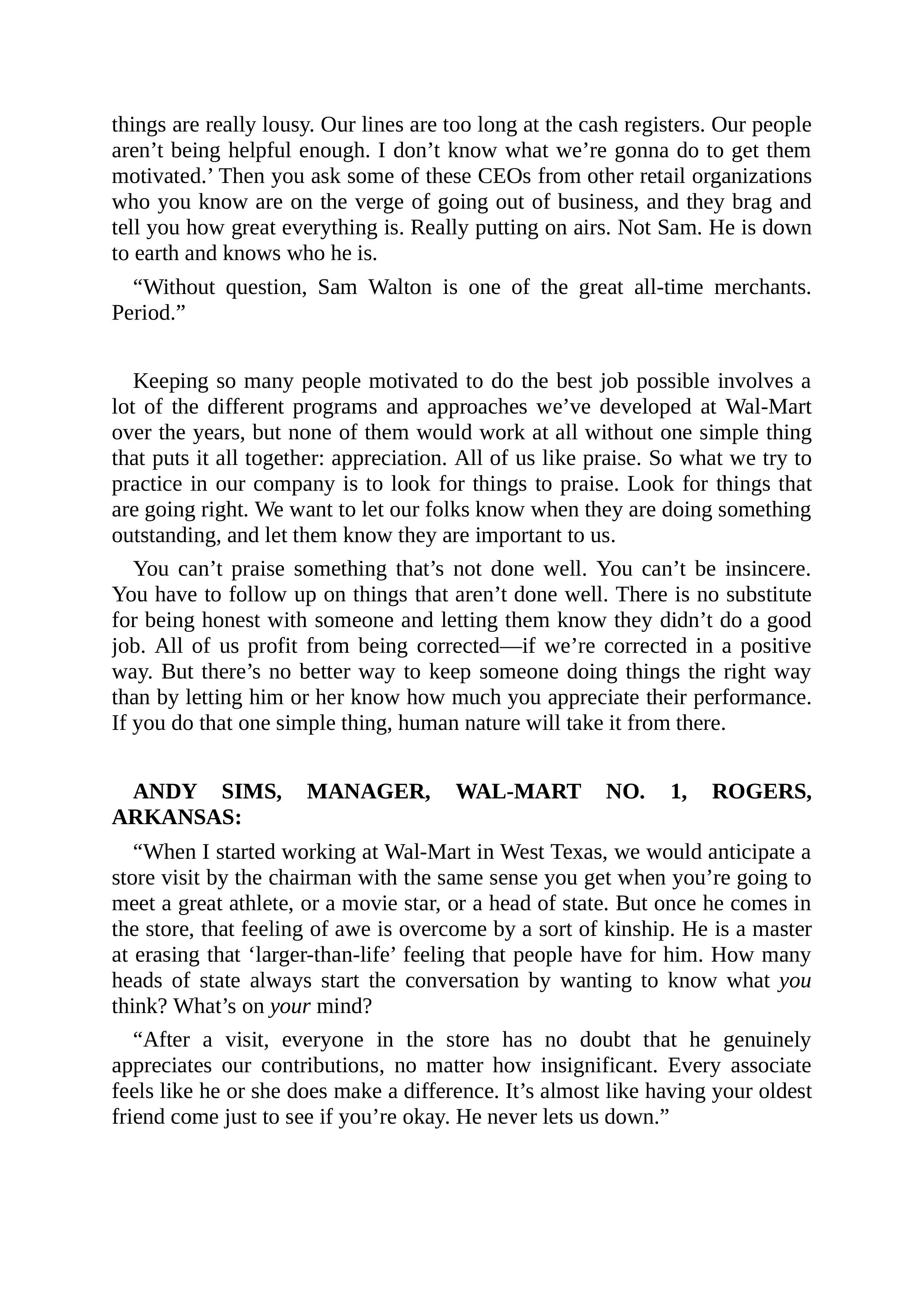Walmart Founder Sam Walton Made in America Biography — page 121