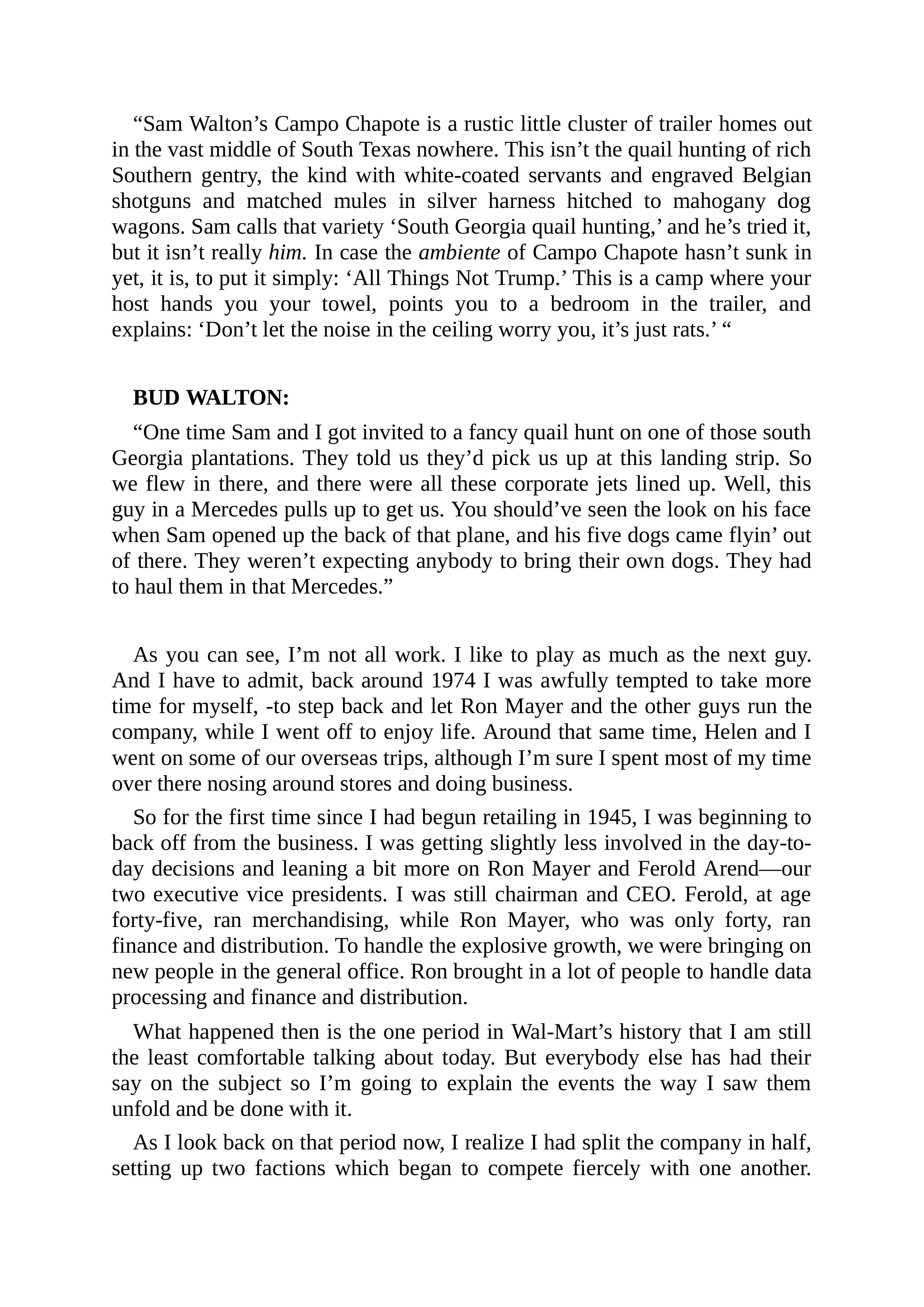 Walmart Founder Sam Walton Made in America Biography — page 128