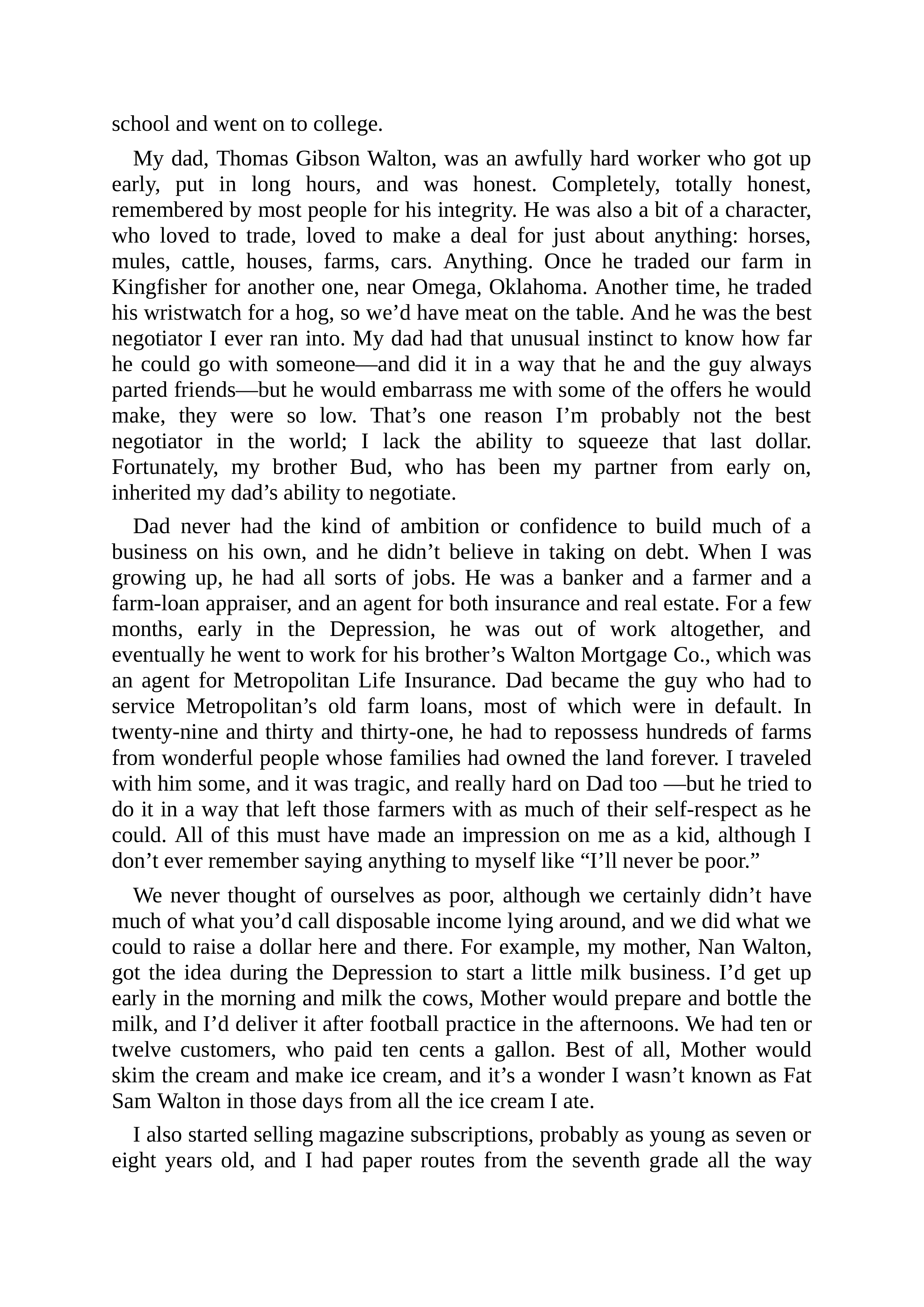 Walmart Founder Sam Walton Made in America Biography — page 13