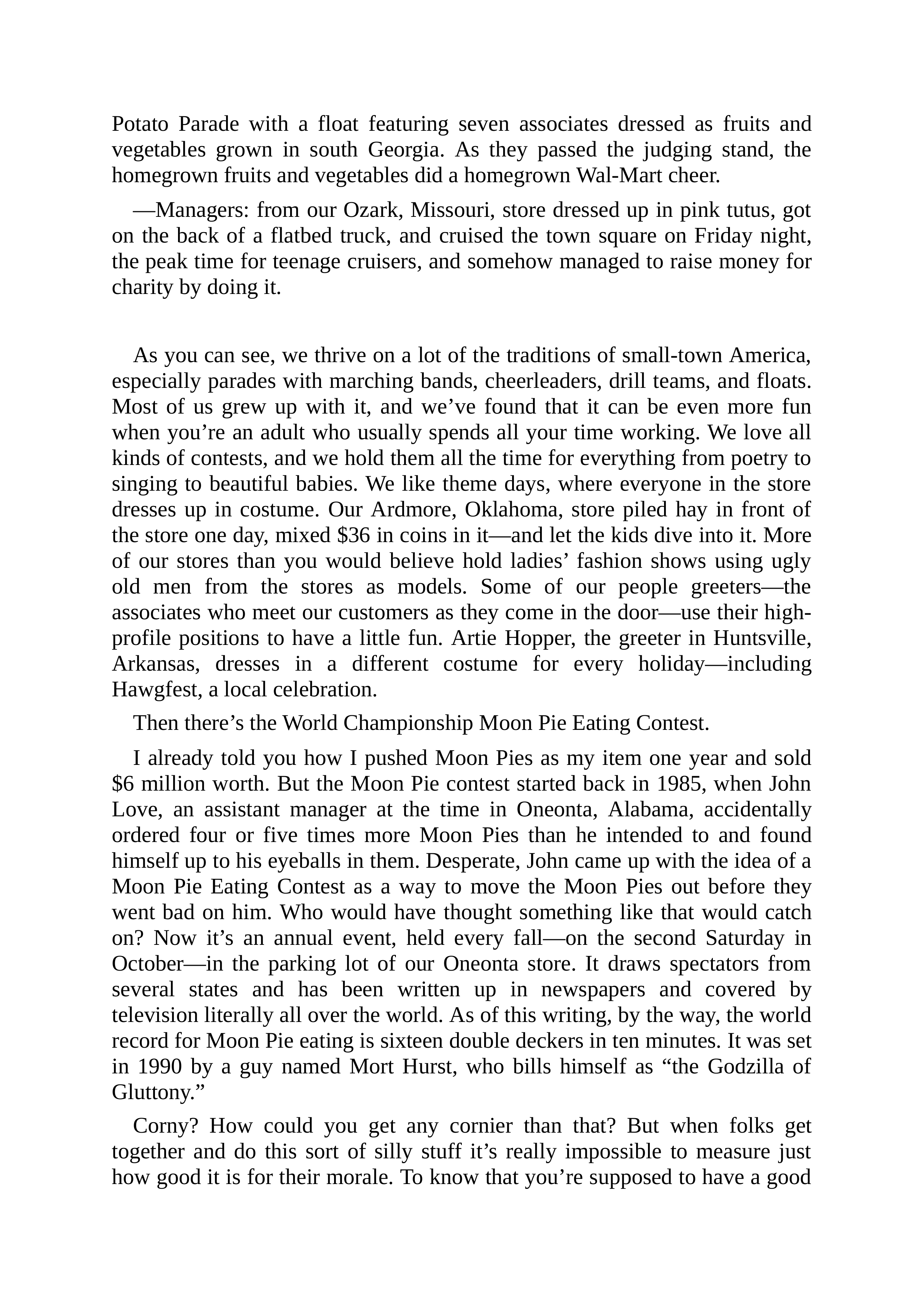 Walmart Founder Sam Walton Made in America Biography — page 139