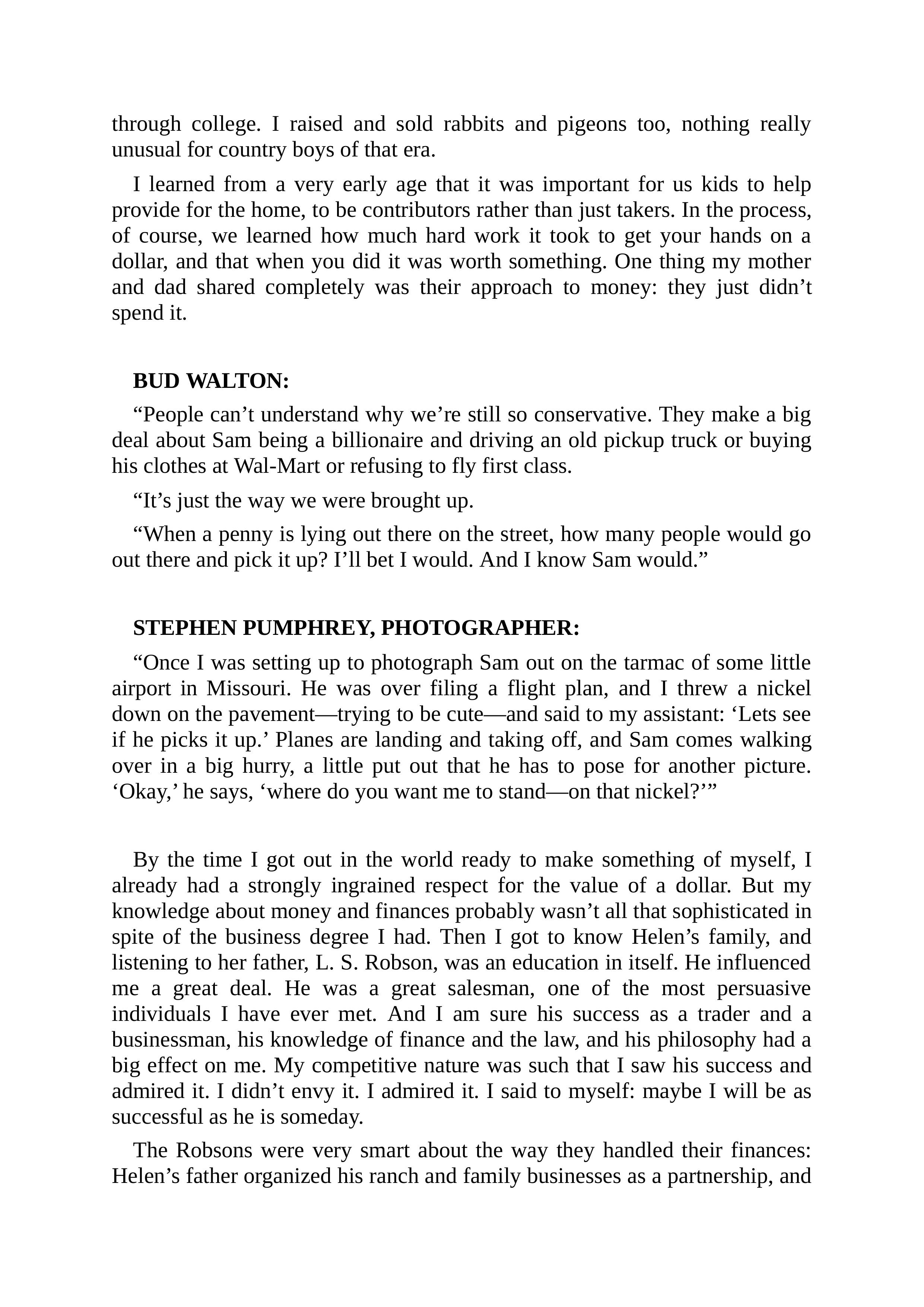 Walmart Founder Sam Walton Made in America Biography — page 14