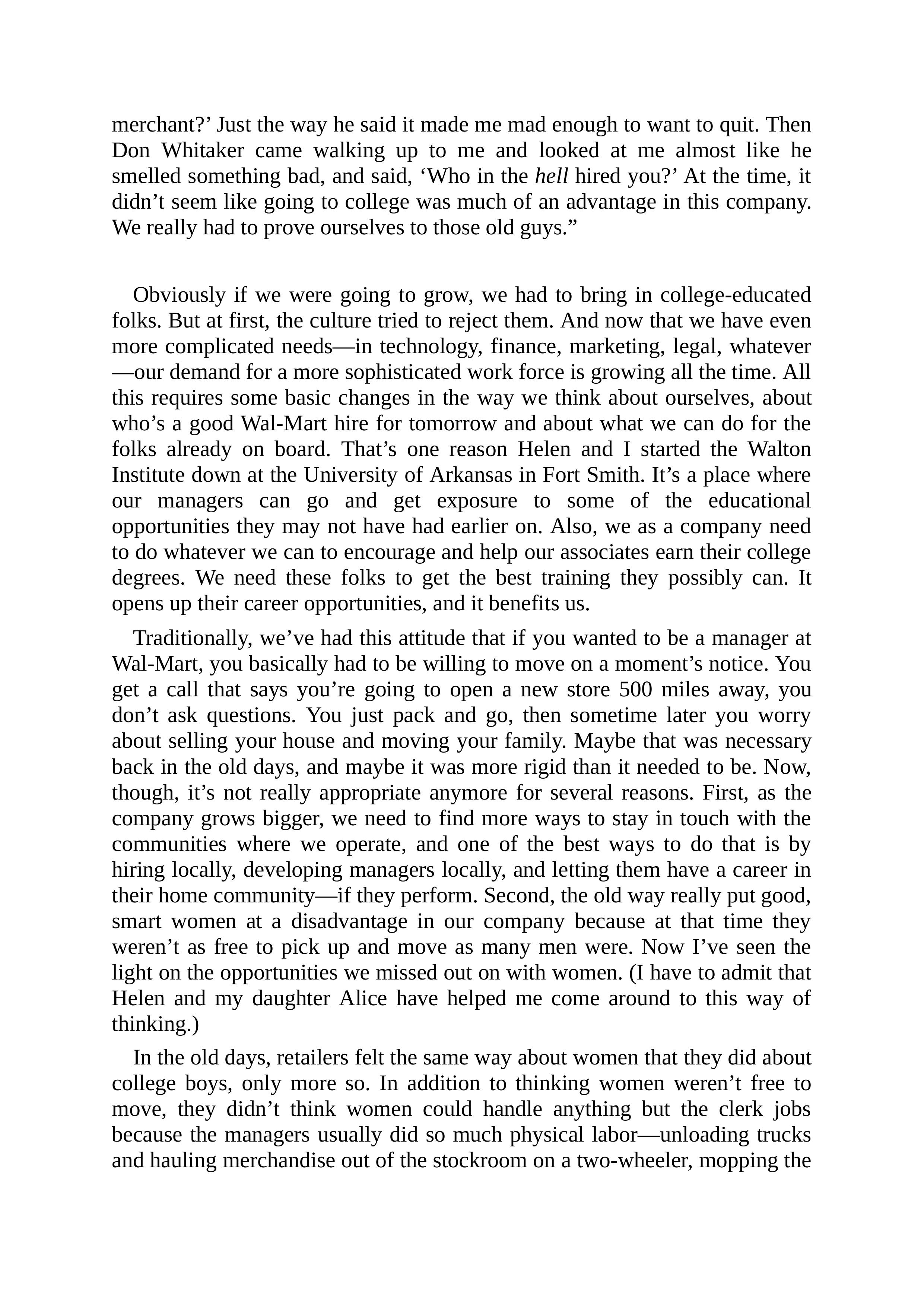 Walmart Founder Sam Walton Made in America Biography — page 145