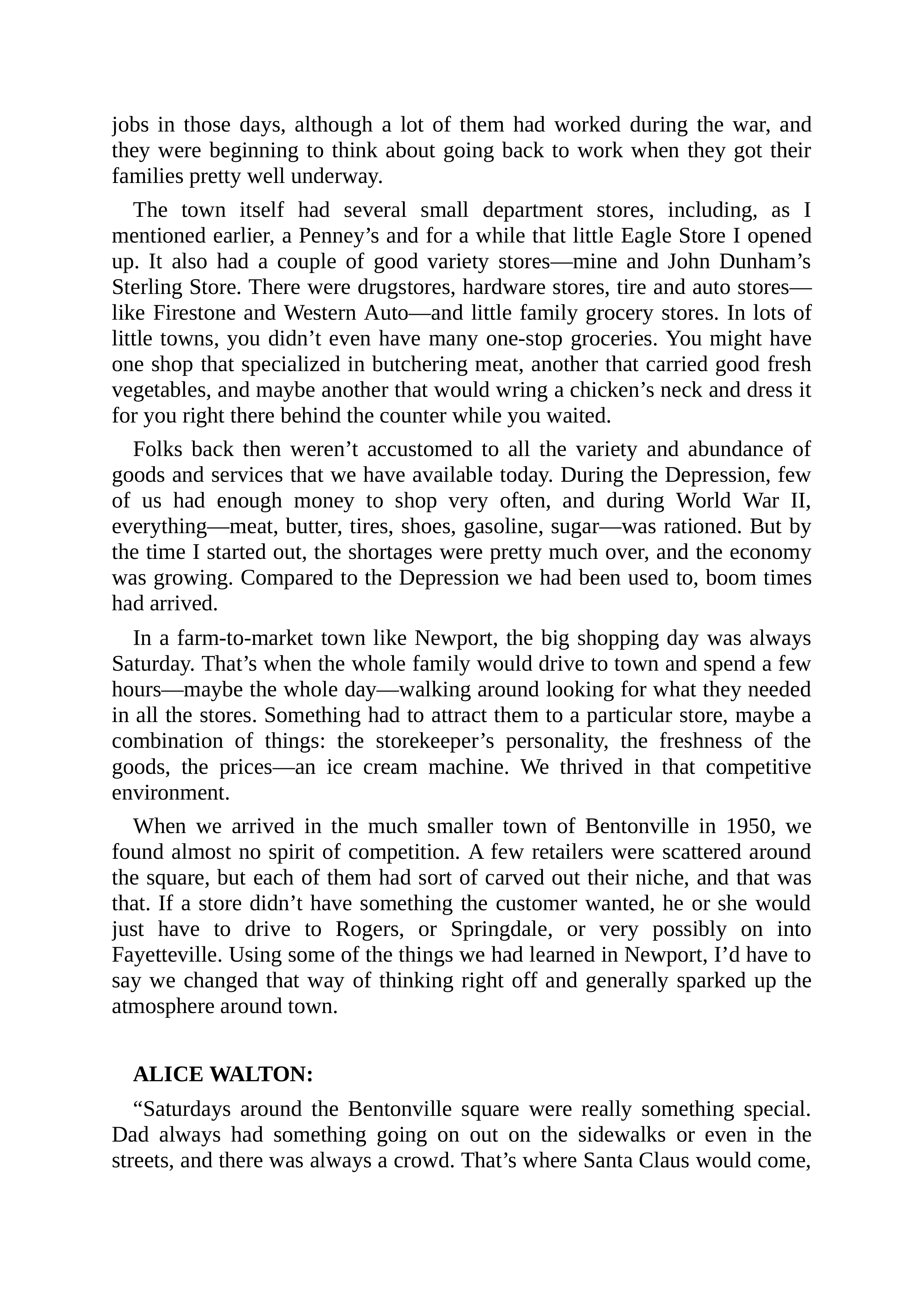 Walmart Founder Sam Walton Made in America Biography — page 148