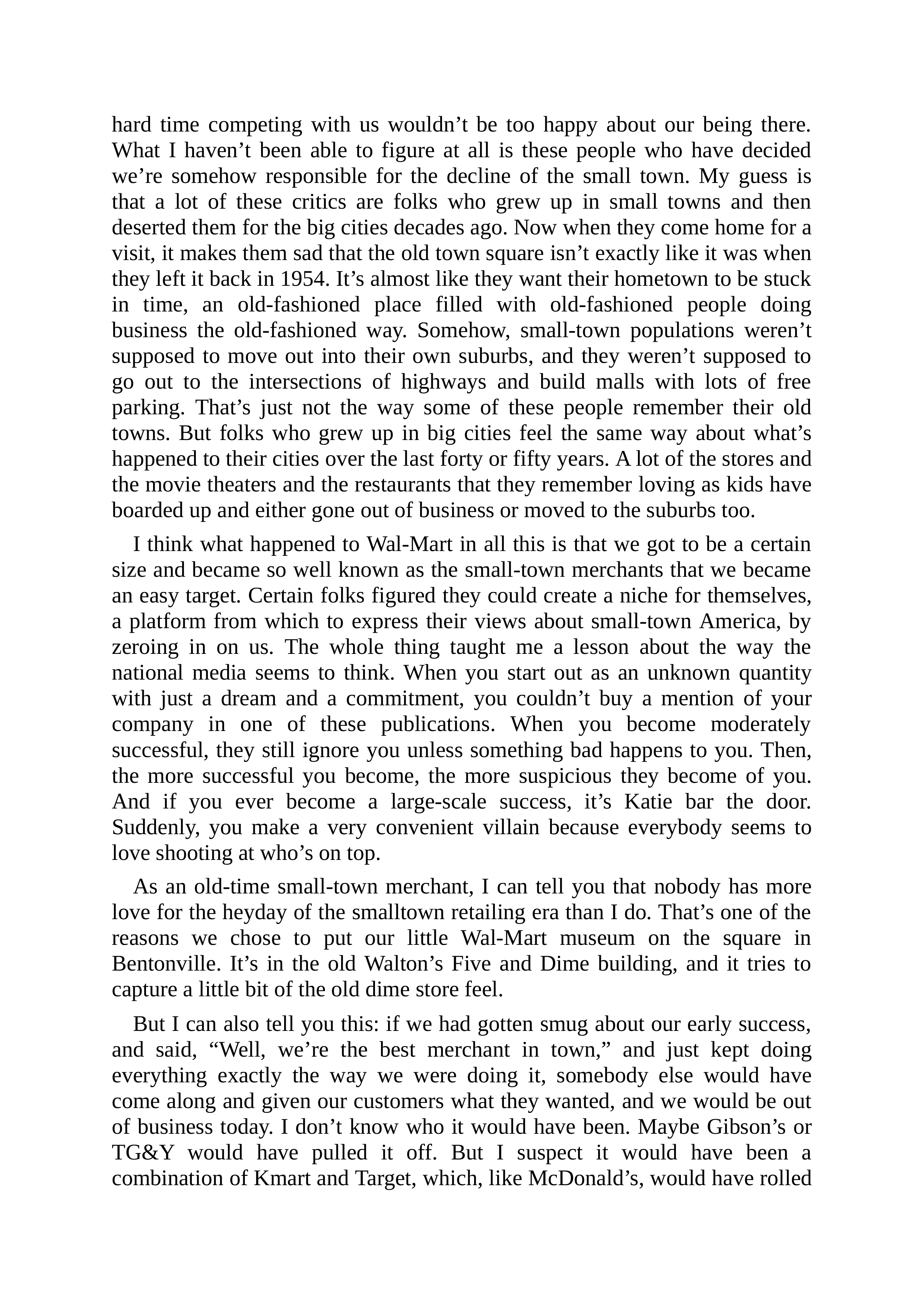 Walmart Founder Sam Walton Made in America Biography — page 151