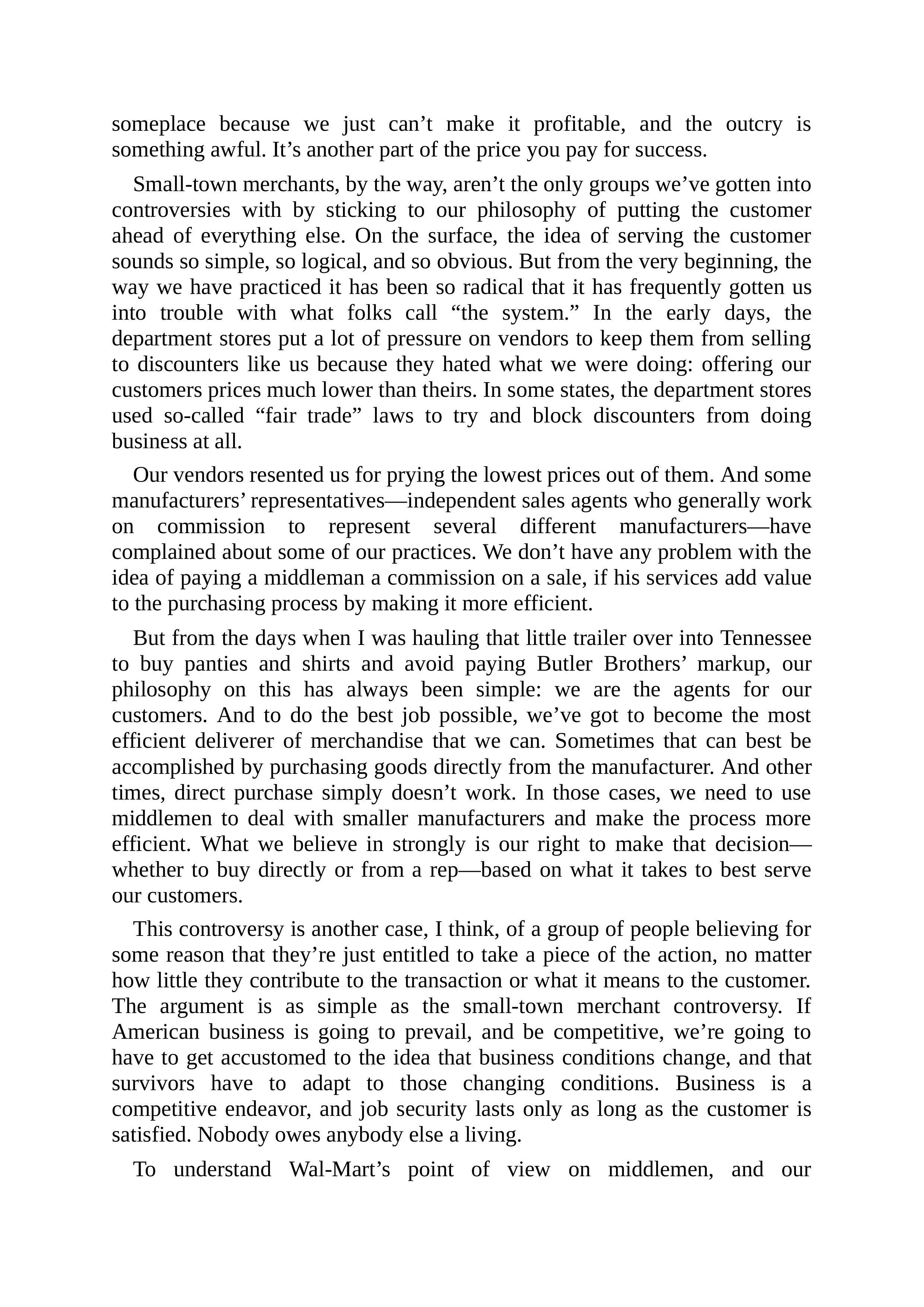 Walmart Founder Sam Walton Made in America Biography — page 155