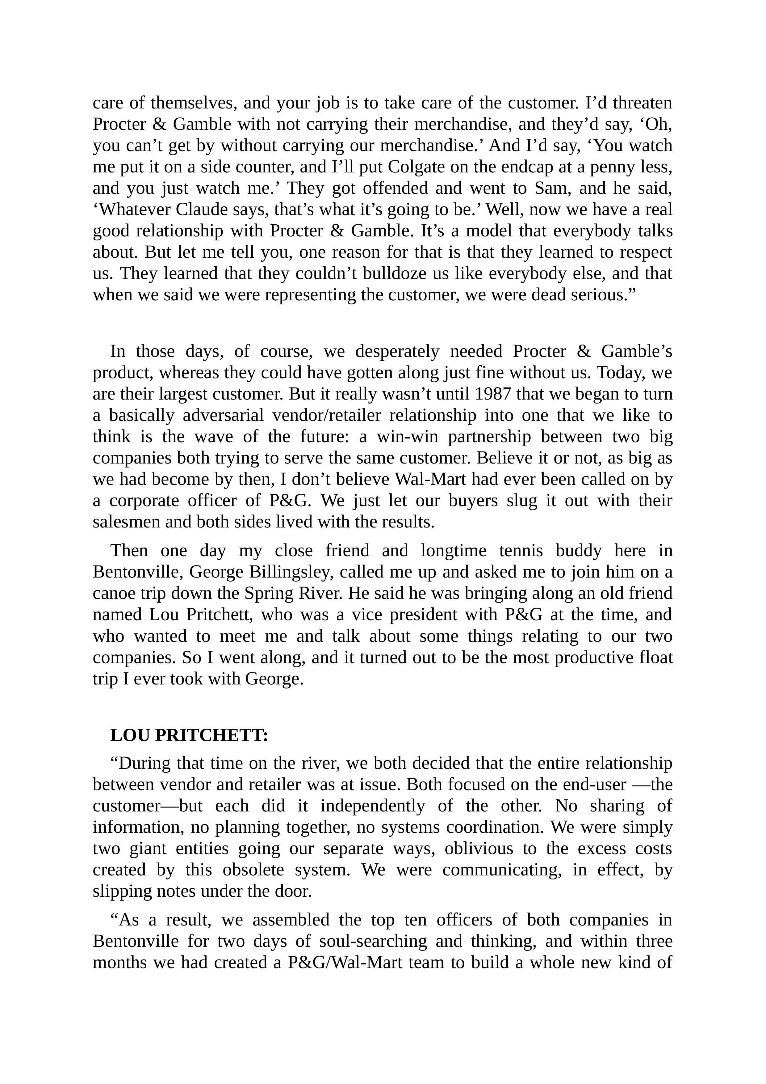 Walmart Founder Sam Walton Made in America Biography — page 157