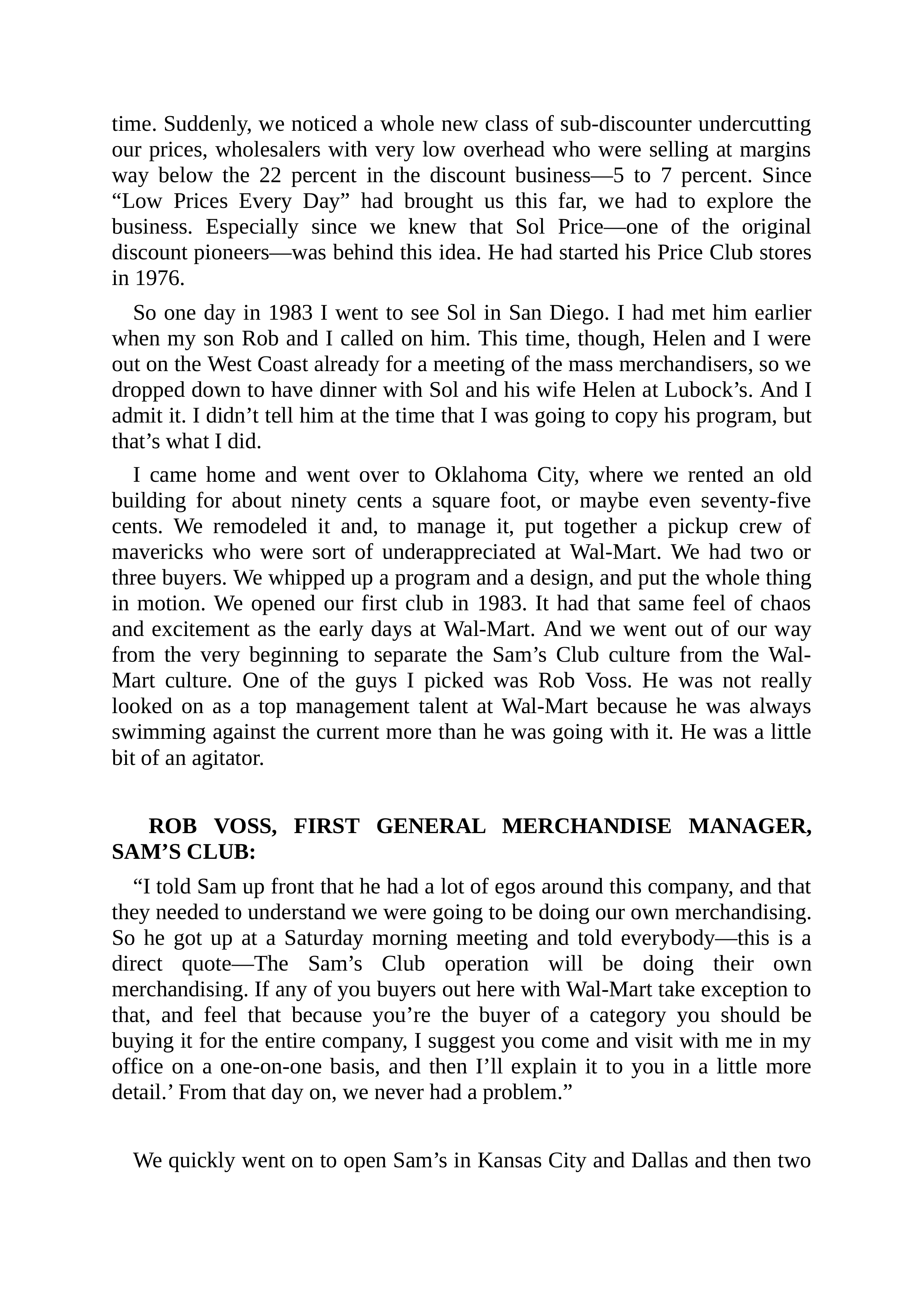 Walmart Founder Sam Walton Made in America Biography — page 169