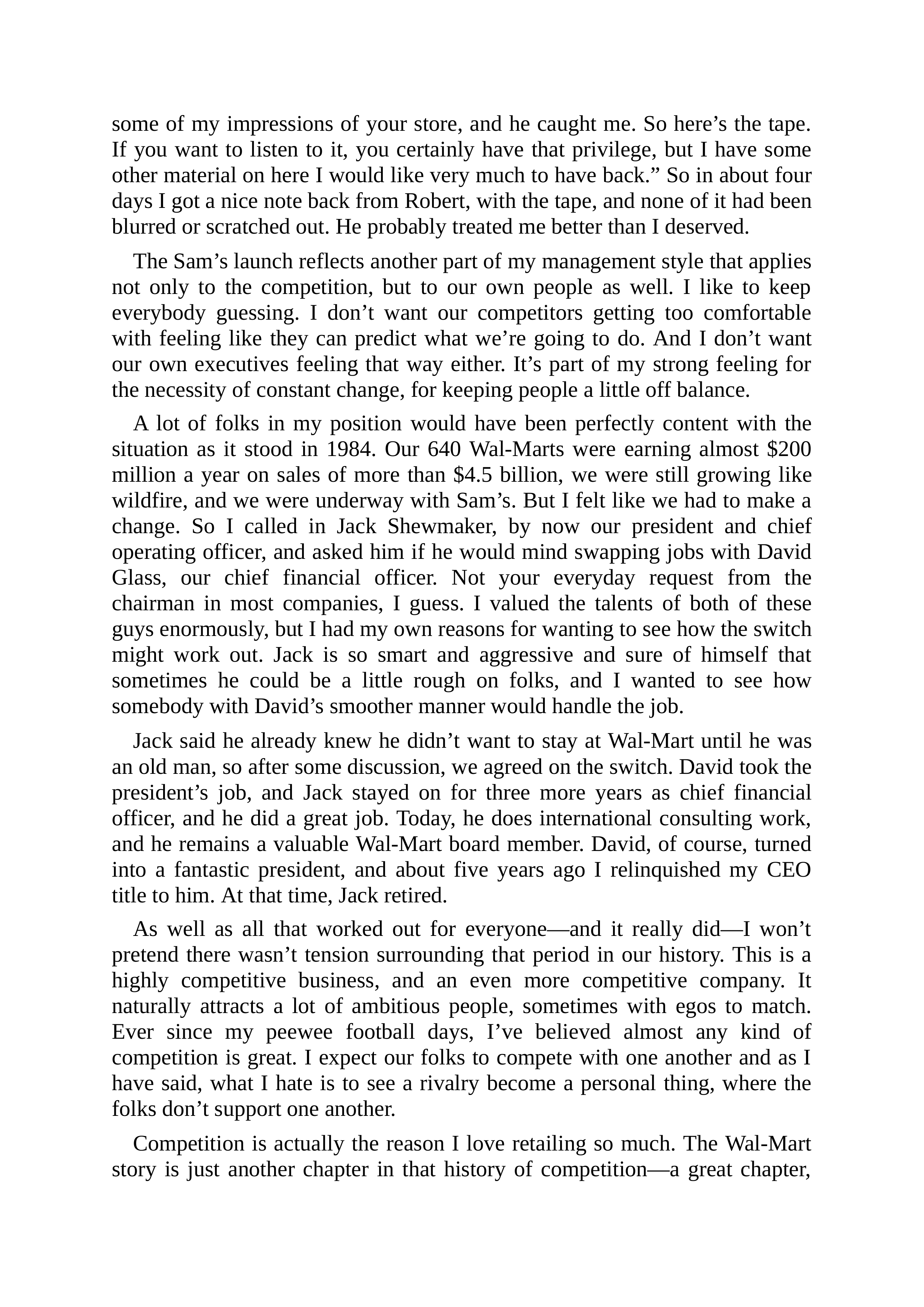 Walmart Founder Sam Walton Made in America Biography — page 171