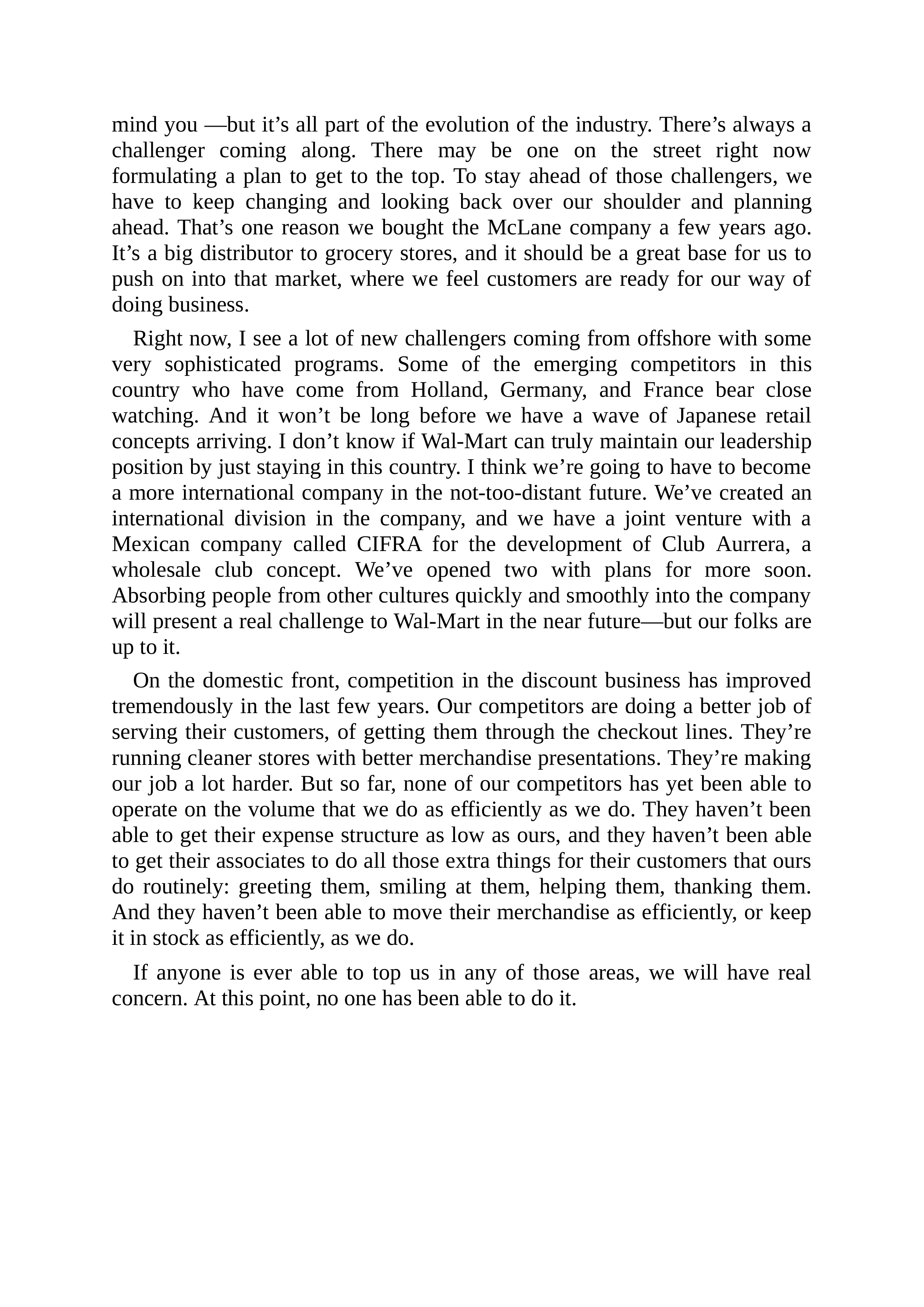 Walmart Founder Sam Walton Made in America Biography — page 172